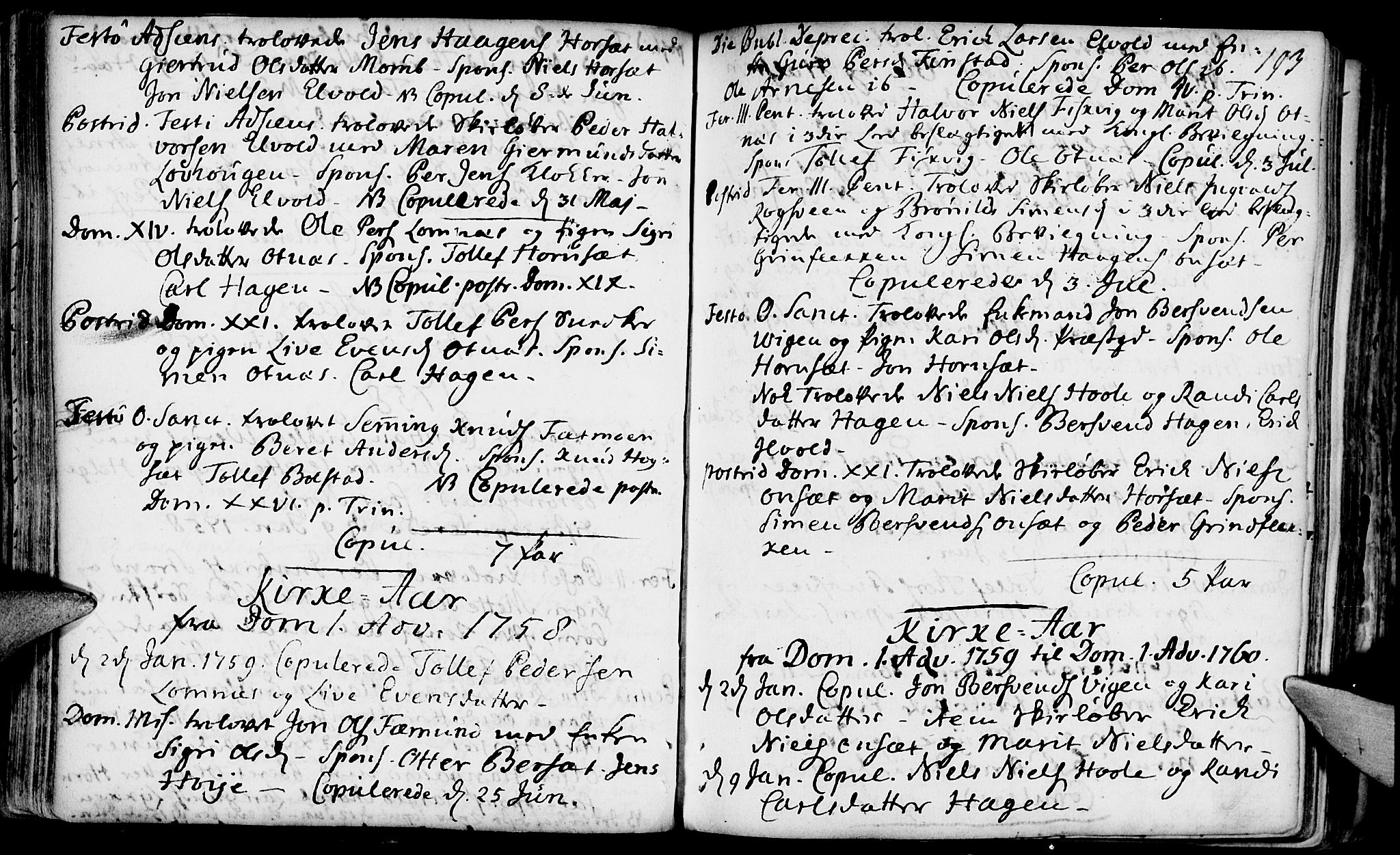Rendalen prestekontor, SAH/PREST-054/H/Ha/Haa/L0001: Parish register (official) no. 1, 1733-1787, p. 193
