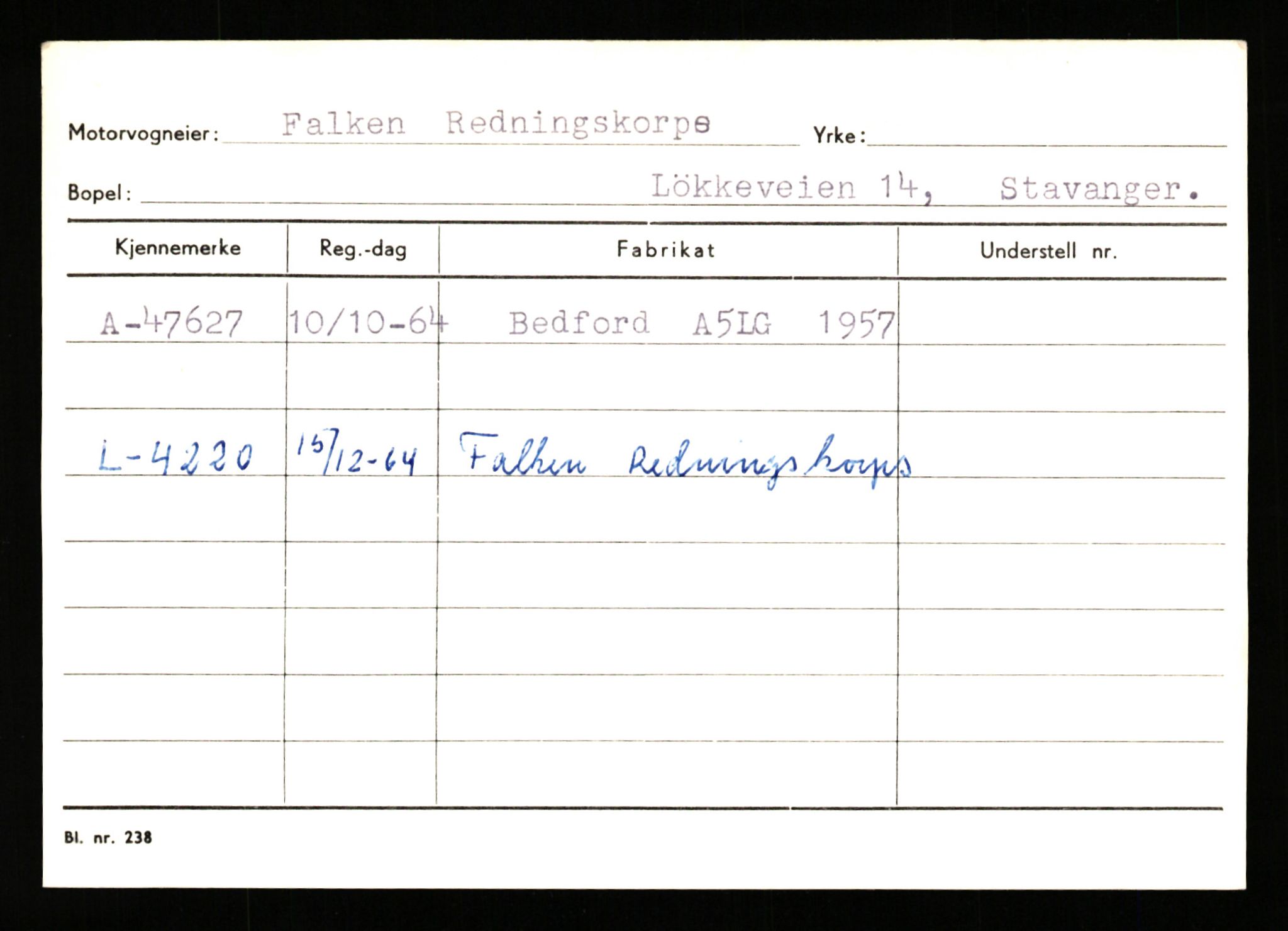 Stavanger trafikkstasjon, SAST/A-101942/0/G/L0006: Registreringsnummer: 34250 - 49007, 1930-1971, p. 3226