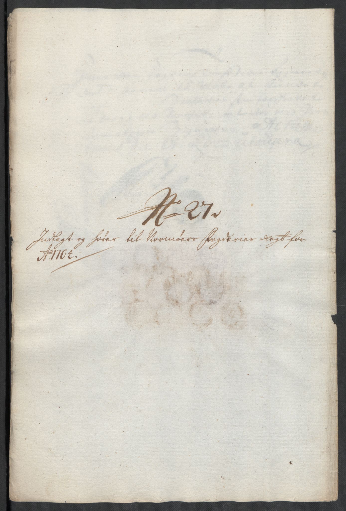 Rentekammeret inntil 1814, Reviderte regnskaper, Fogderegnskap, AV/RA-EA-4092/R56/L3740: Fogderegnskap Nordmøre, 1703-1704, p. 367