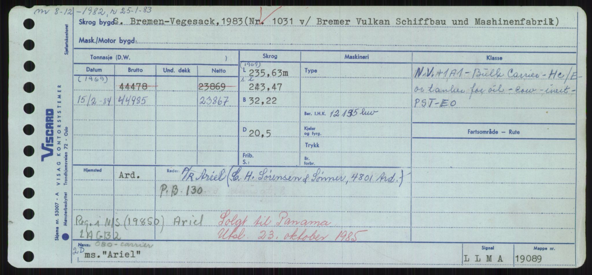 Sjøfartsdirektoratet med forløpere, Skipsmålingen, AV/RA-S-1627/H/Hd/L0002: Fartøy, Apa-Axe, p. 101