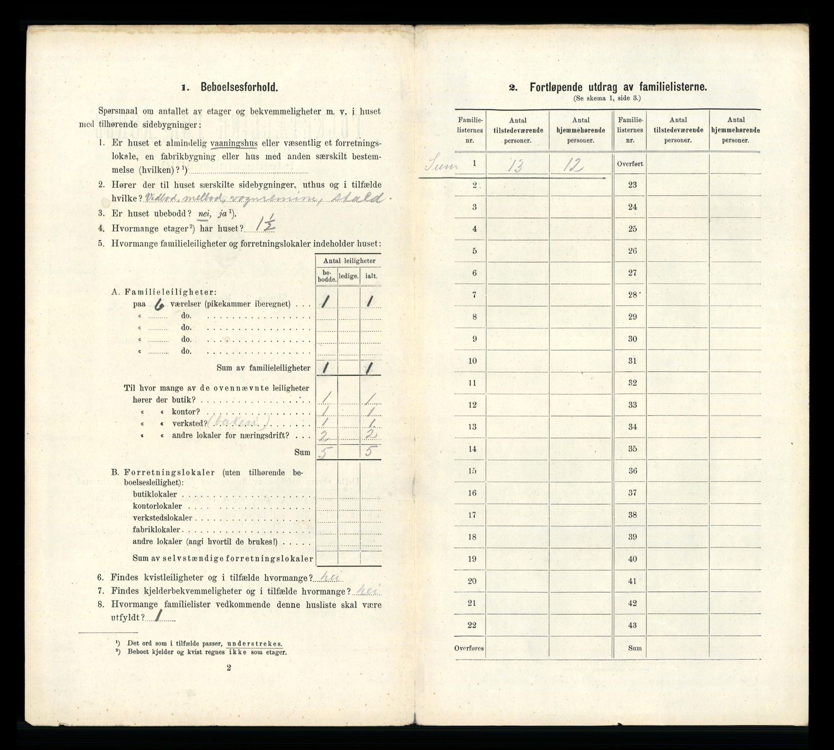 RA, 1910 census for Bergen, 1910, p. 43642