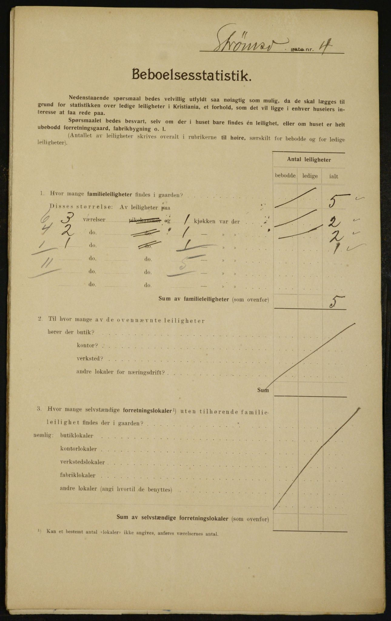 OBA, Municipal Census 1910 for Kristiania, 1910, p. 98692