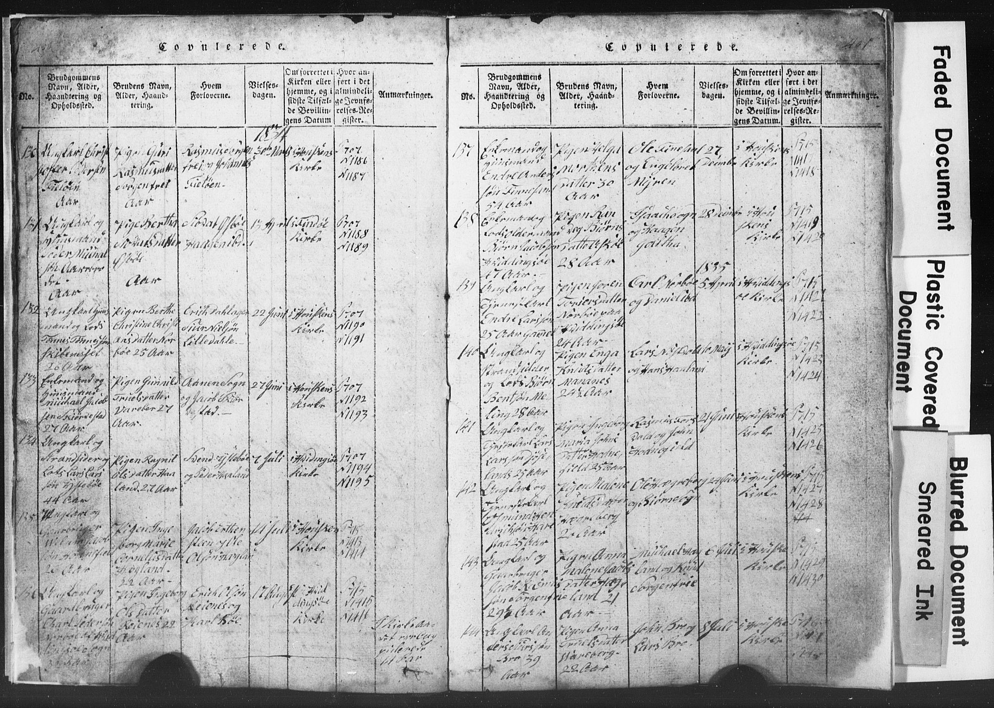 Rennesøy sokneprestkontor, AV/SAST-A -101827/H/Ha/Hab/L0001: Parish register (copy) no. B 1, 1816-1841, p. 400-401
