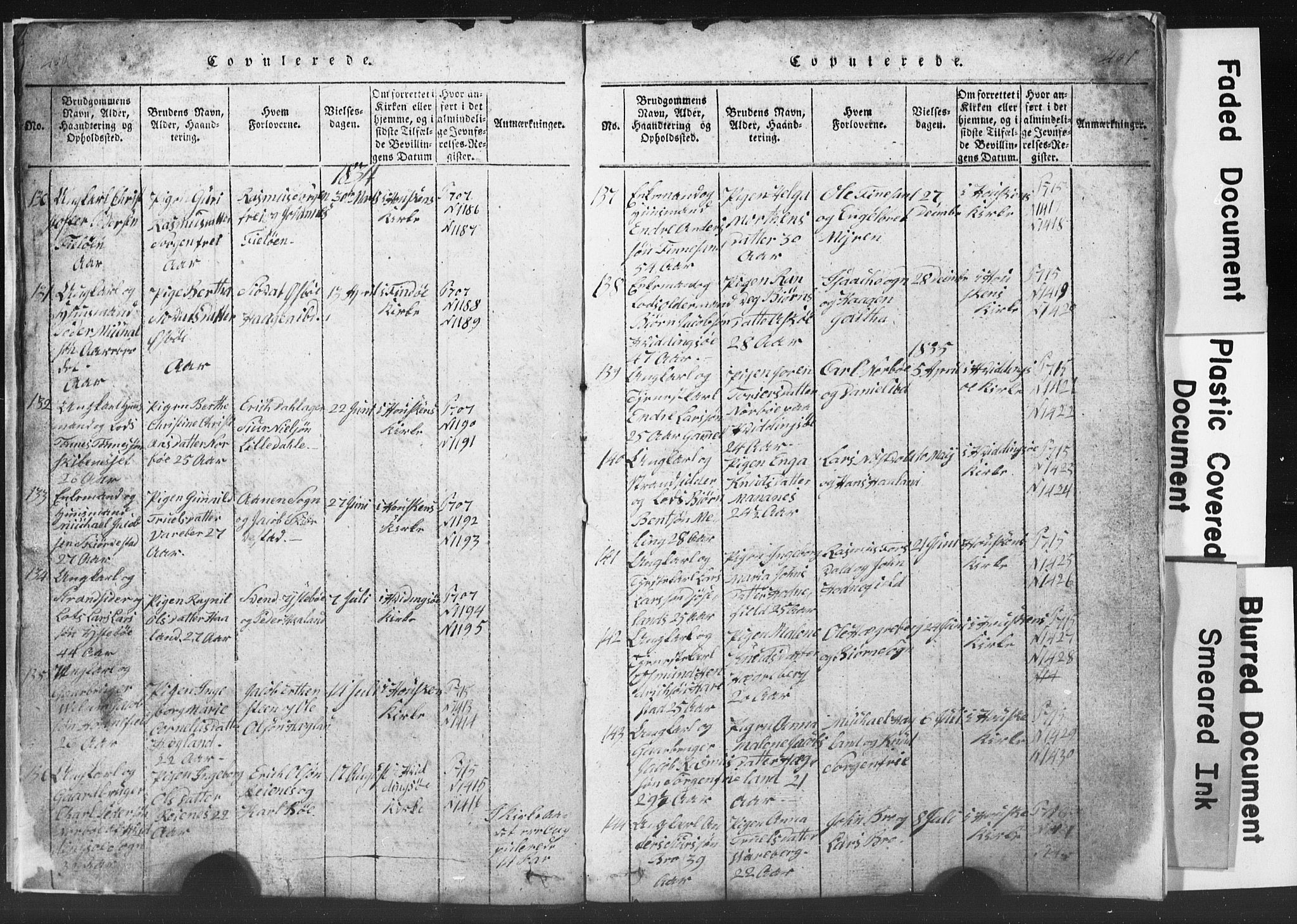 Rennesøy sokneprestkontor, SAST/A -101827/H/Ha/Hab/L0001: Parish register (copy) no. B 1, 1816-1841, p. 400-401