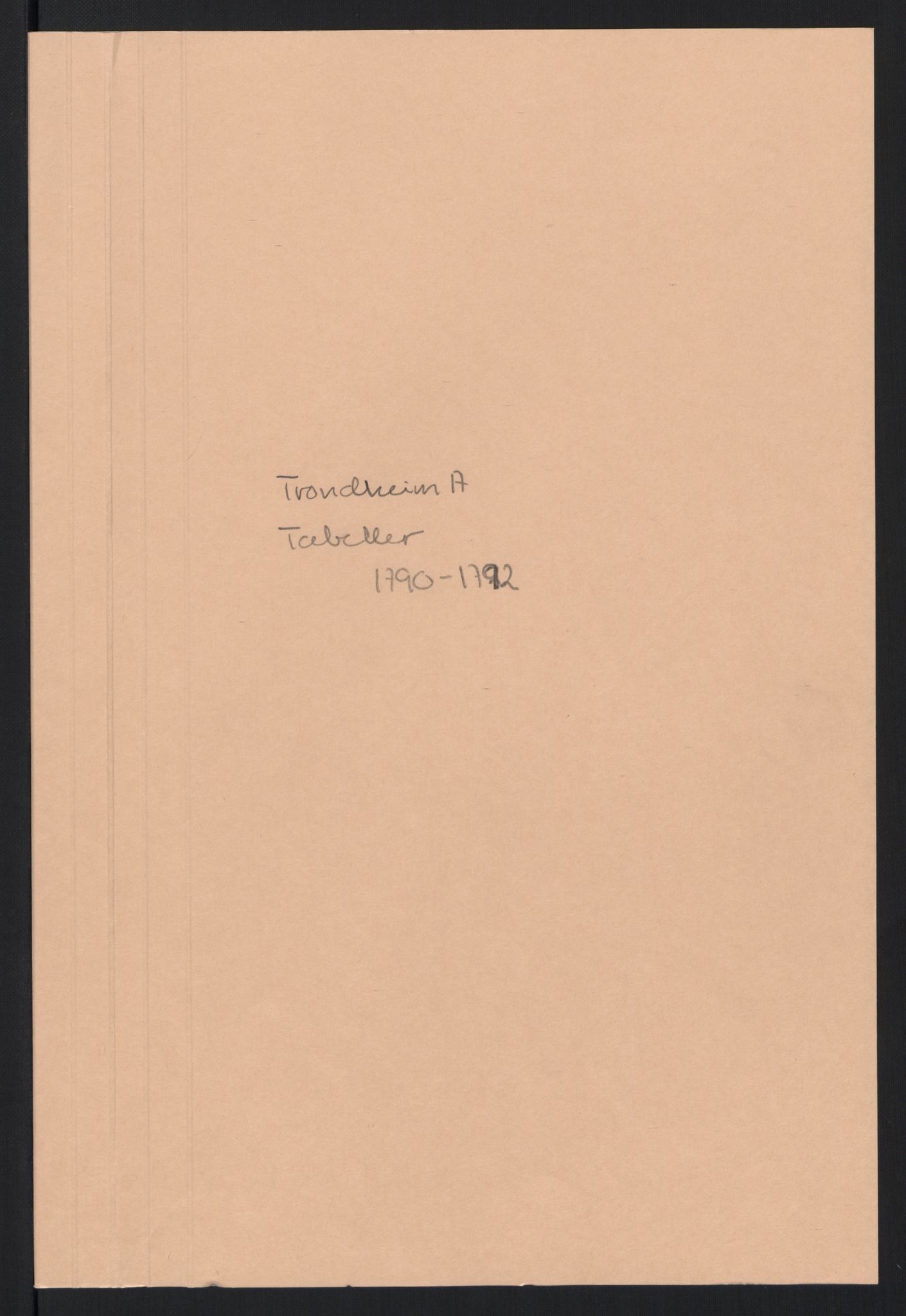 Generaltollkammeret, tollregnskaper, AV/RA-EA-5490/R33/L0213/0001: Tollregnskaper Trondheim A / Tabeller over inn- og utførte varer fra og til fremmede steder, 1786-1795, p. 73