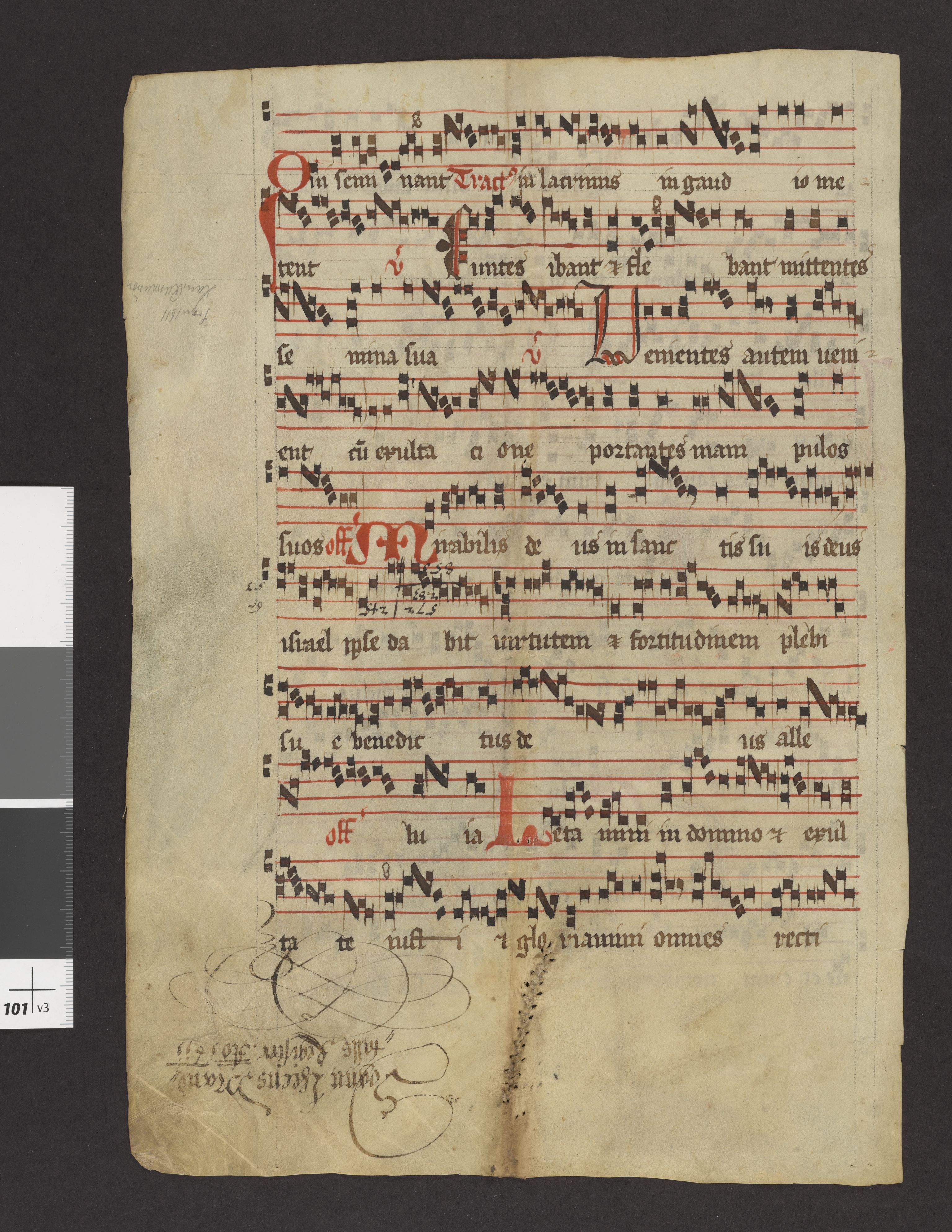 Riksarkivets diplomsamling, AV/RA-EA-5965/F27/F27A/F27Ab/L0002: Latinske fragmenter stort format, 1100-1536, p. 26