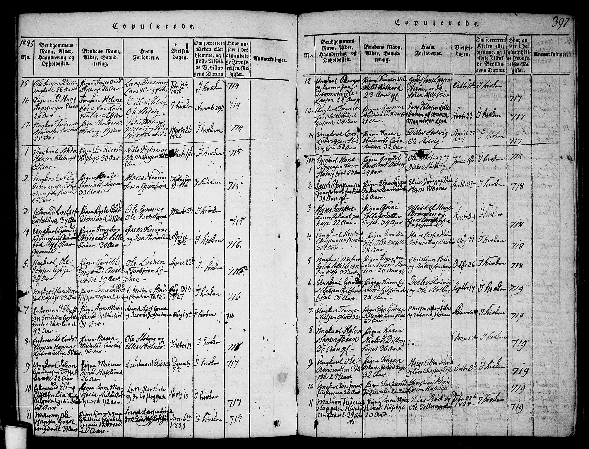 Rygge prestekontor Kirkebøker, SAO/A-10084b/F/Fa/L0003: Parish register (official) no. 3, 1814-1836, p. 396-397