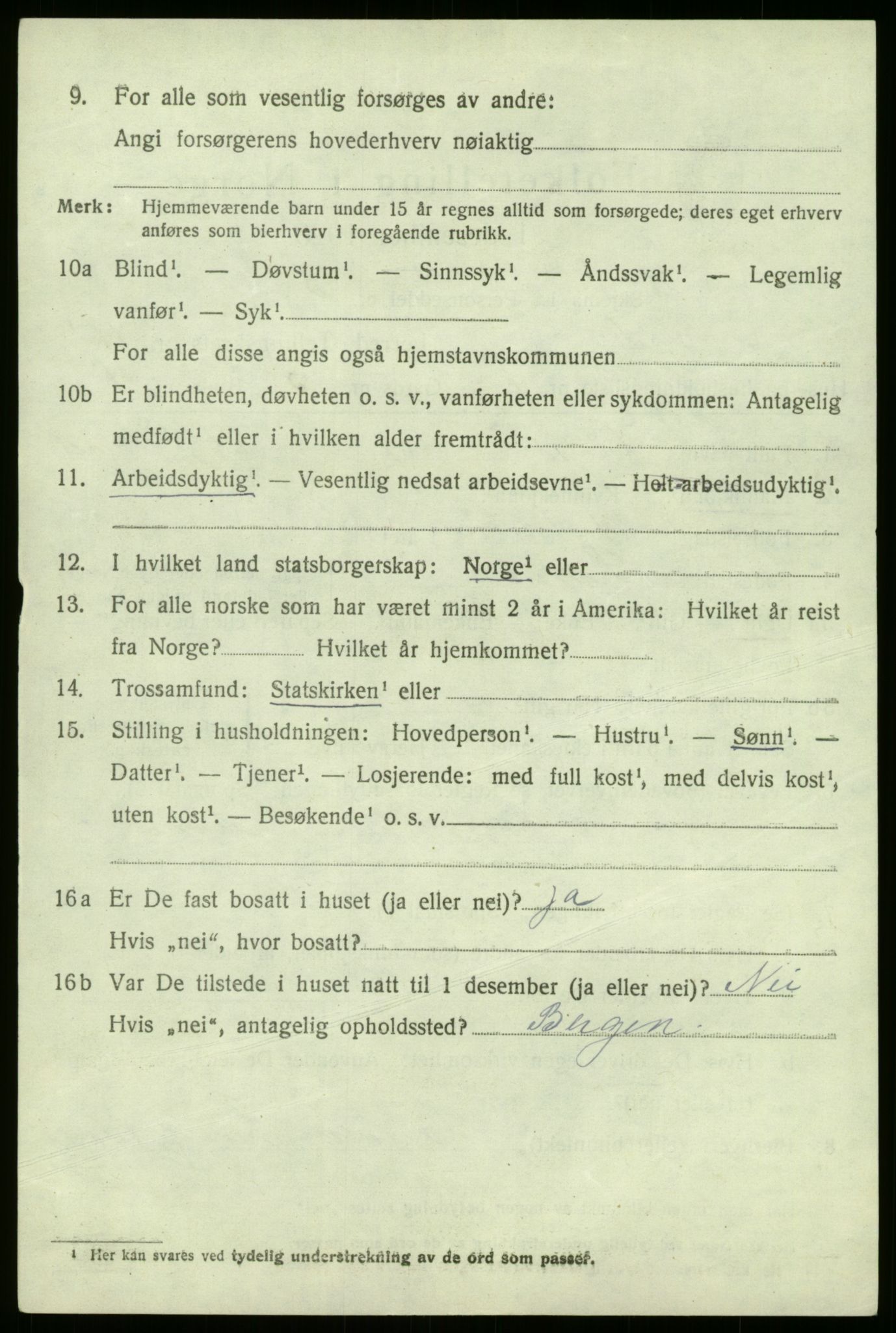 SAB, 1920 census for Luster, 1920, p. 2973