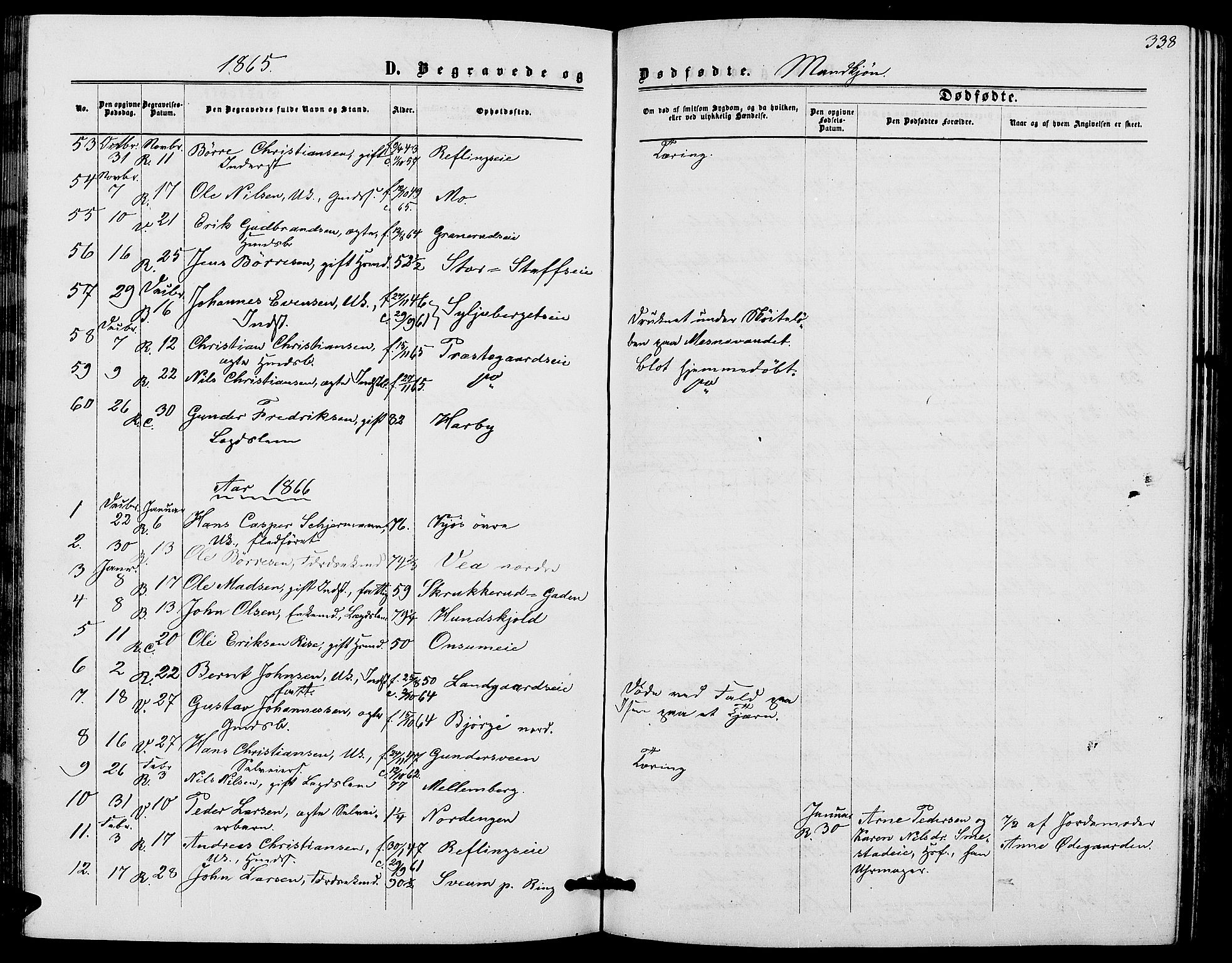 Ringsaker prestekontor, SAH/PREST-014/L/La/L0007: Parish register (copy) no. 7, 1861-1869, p. 338