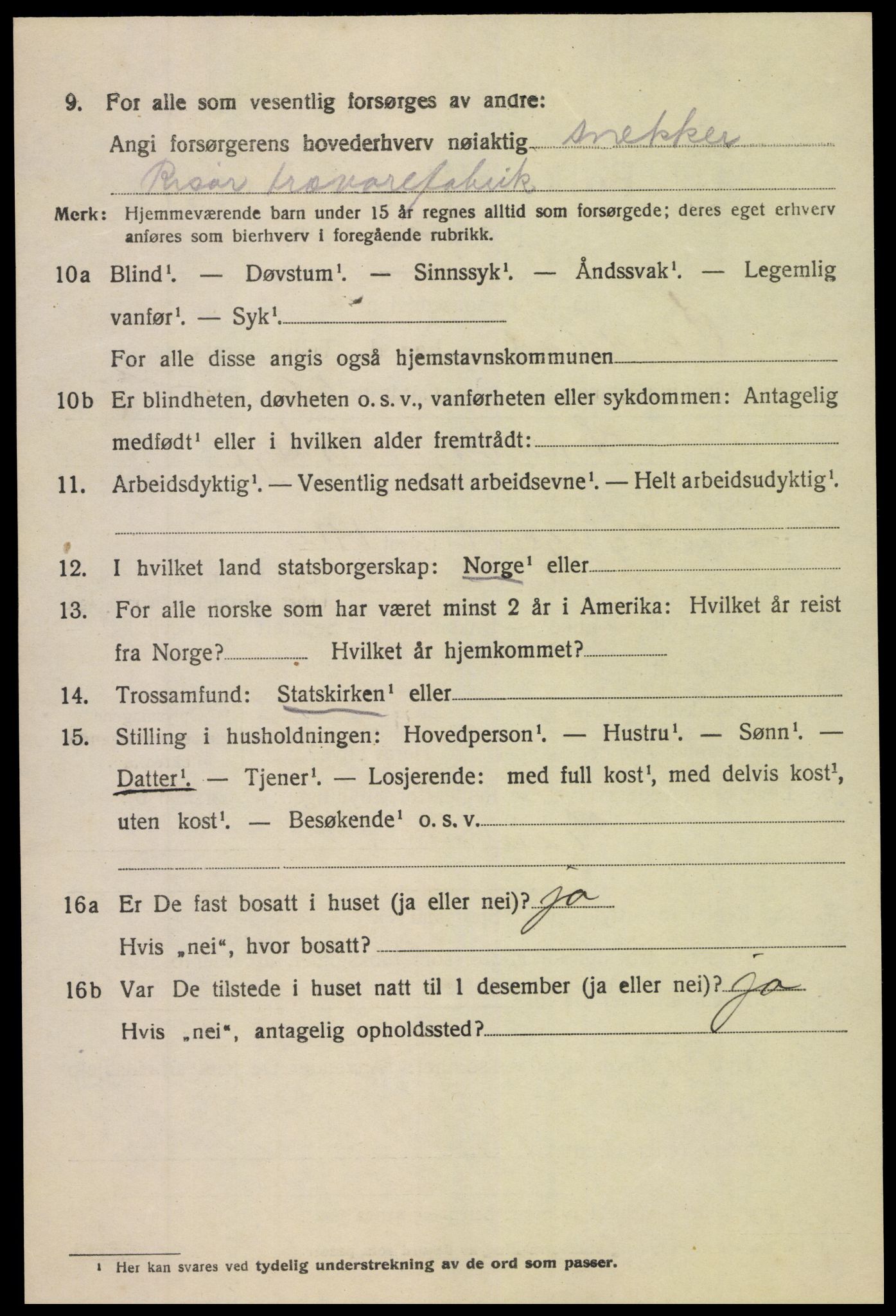 SAK, 1920 census for Søndeled, 1920, p. 5310