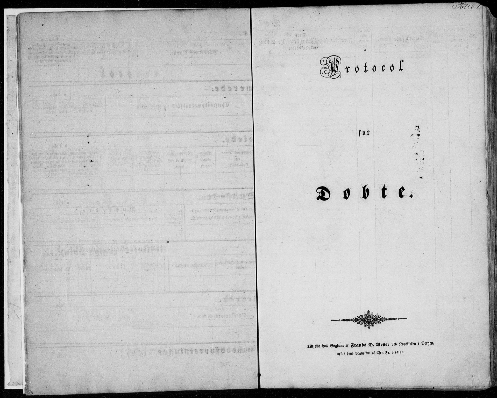 Manger sokneprestembete, SAB/A-76801/H/Haa: Parish register (official) no. A 6, 1849-1859, p. 1