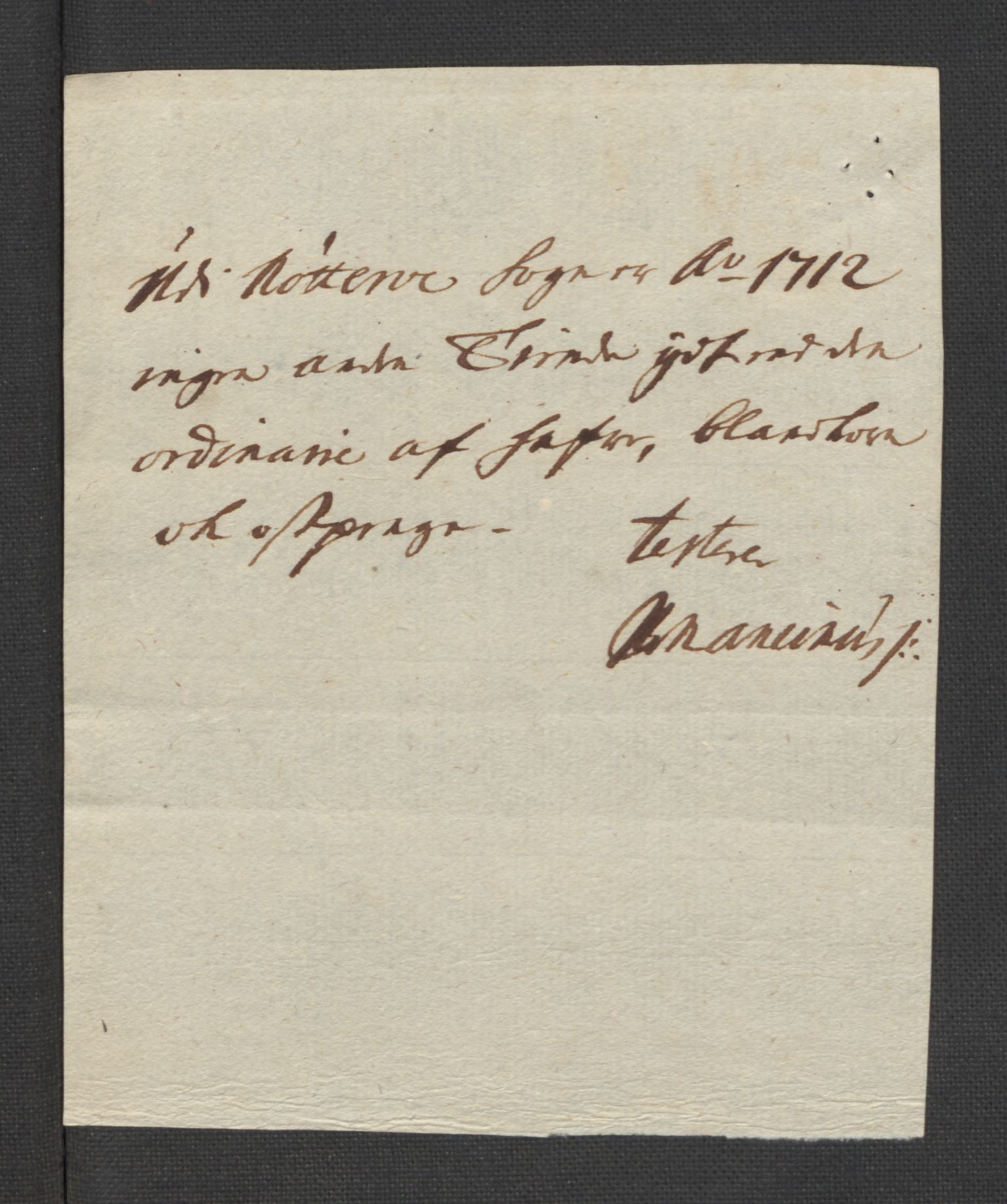 Rentekammeret inntil 1814, Reviderte regnskaper, Fogderegnskap, AV/RA-EA-4092/R32/L1877: Fogderegnskap Jarlsberg grevskap, 1712, p. 123