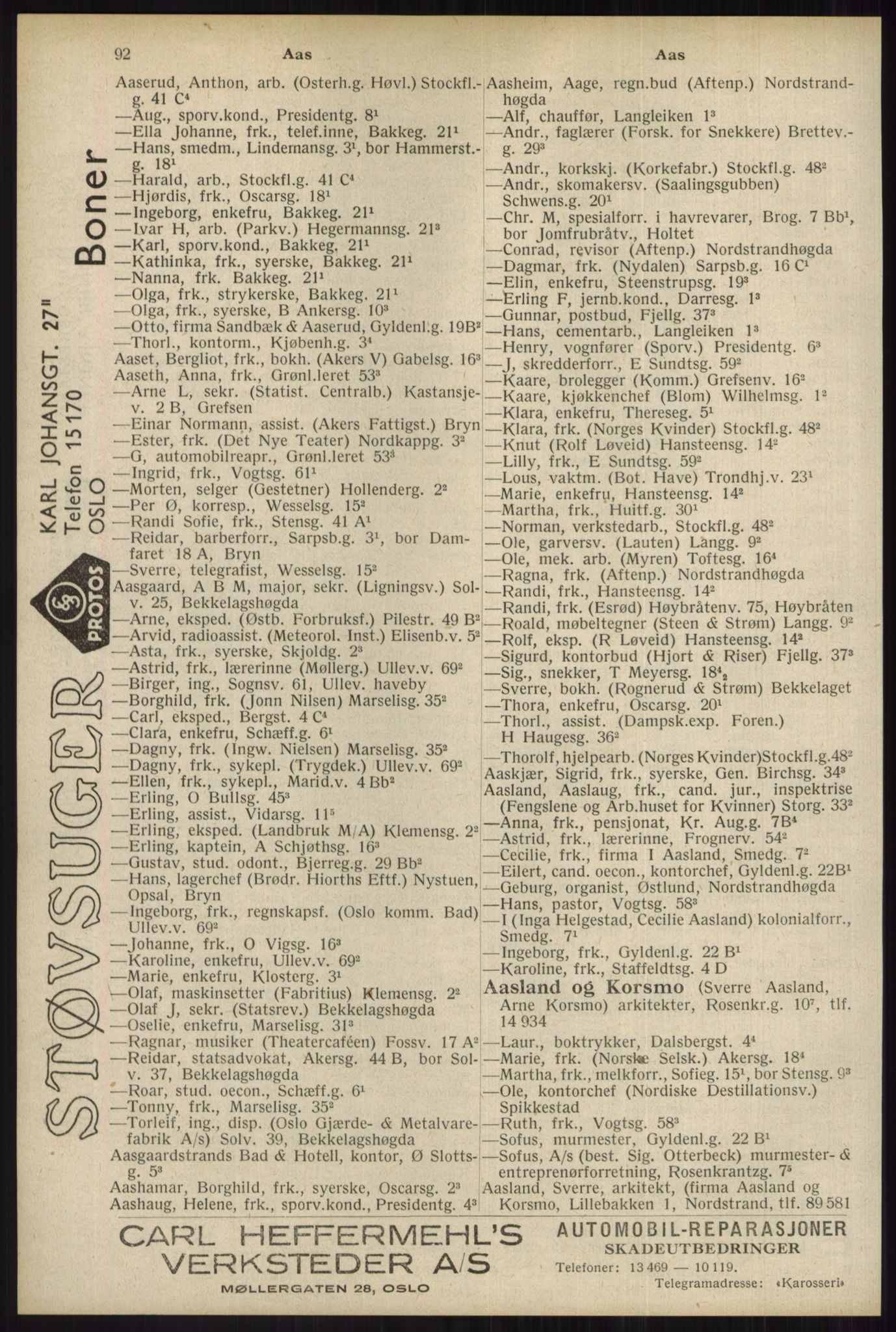 Kristiania/Oslo adressebok, PUBL/-, 1934, p. 92