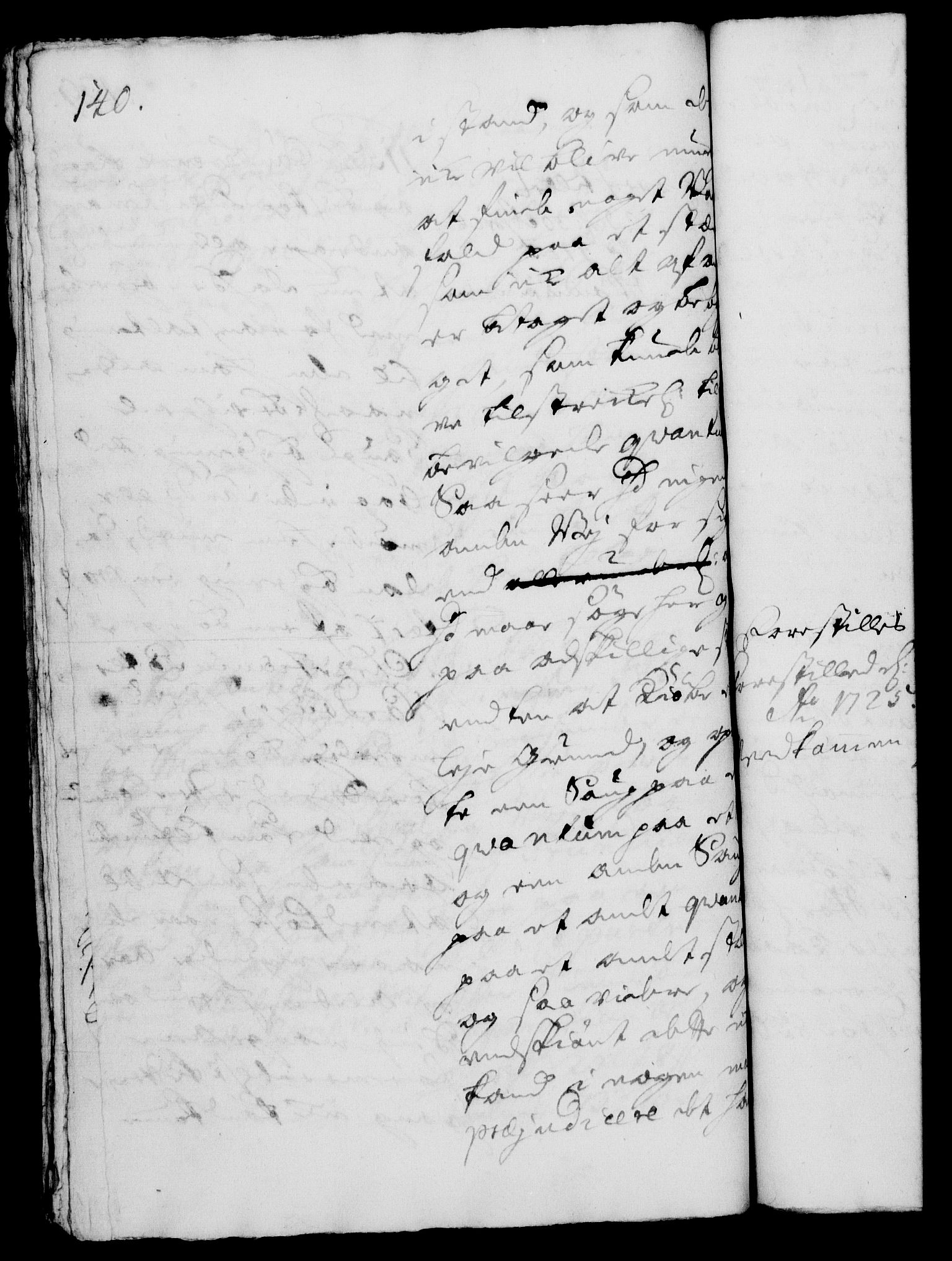 Rentekammeret, Kammerkanselliet, AV/RA-EA-3111/G/Gh/Gha/L0007: Norsk ekstraktmemorialprotokoll (merket RK 53.52), 1724-1725, p. 140