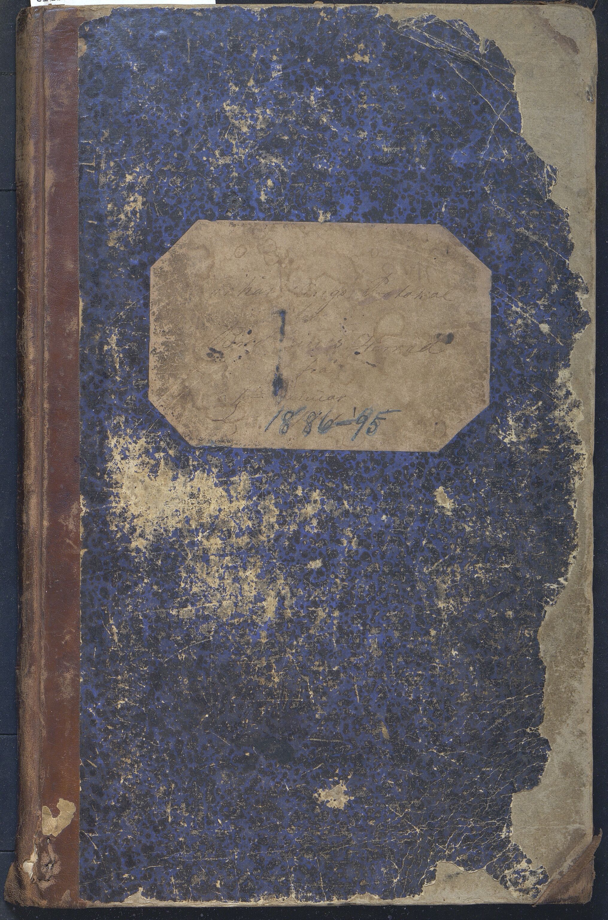 Breim kommune. Formannskapet, VLFK/K-14460.150/100/L0001: møtebok for kommunestyret og formannskapet i Breim kommune, 1886-1895