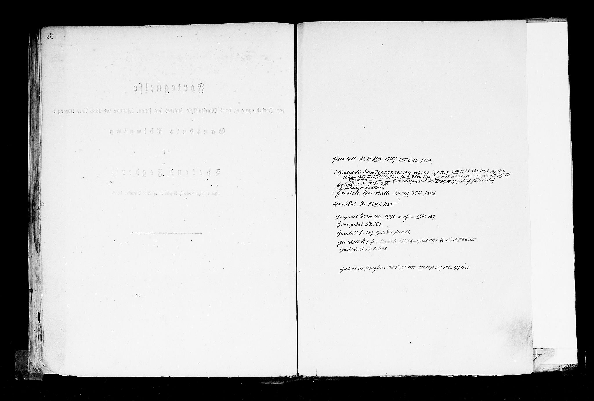 Rygh, RA/PA-0034/F/Fb/L0004: Matrikkelen for 1838 - Christians amt (Oppland fylke), 1838, p. 30b