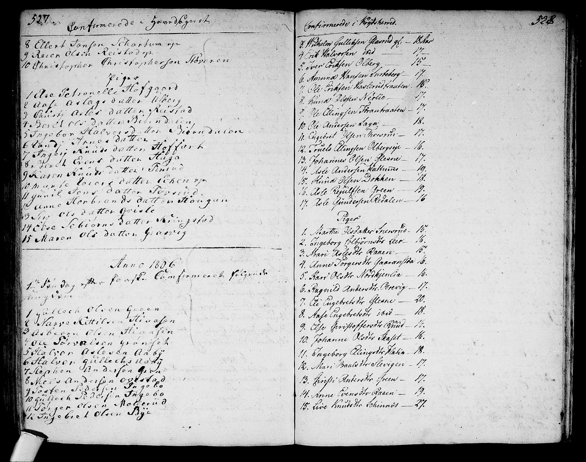 Sigdal kirkebøker, AV/SAKO-A-245/F/Fa/L0003: Parish register (official) no. I 3, 1793-1811, p. 527-528