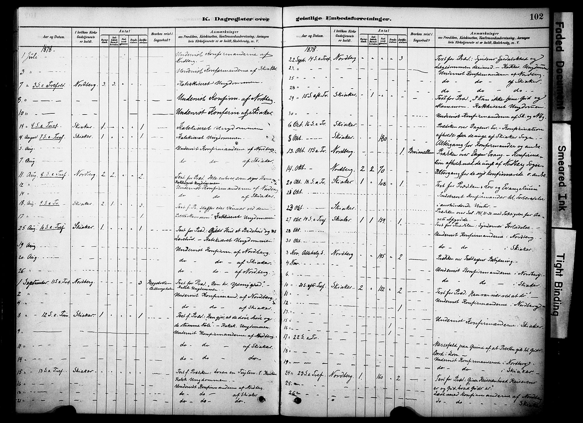 Skjåk prestekontor, SAH/PREST-072/H/Ha/Haa/L0002: Parish register (official) no. 2, 1878-1907, p. 102