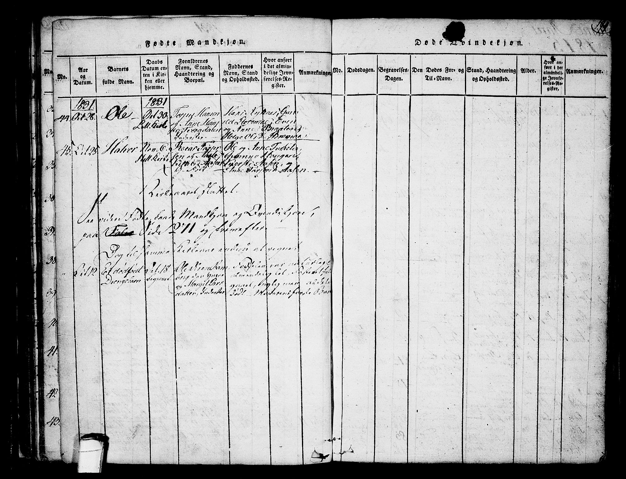 Heddal kirkebøker, SAKO/A-268/F/Fa/L0005: Parish register (official) no. I 5, 1814-1837, p. 193-194