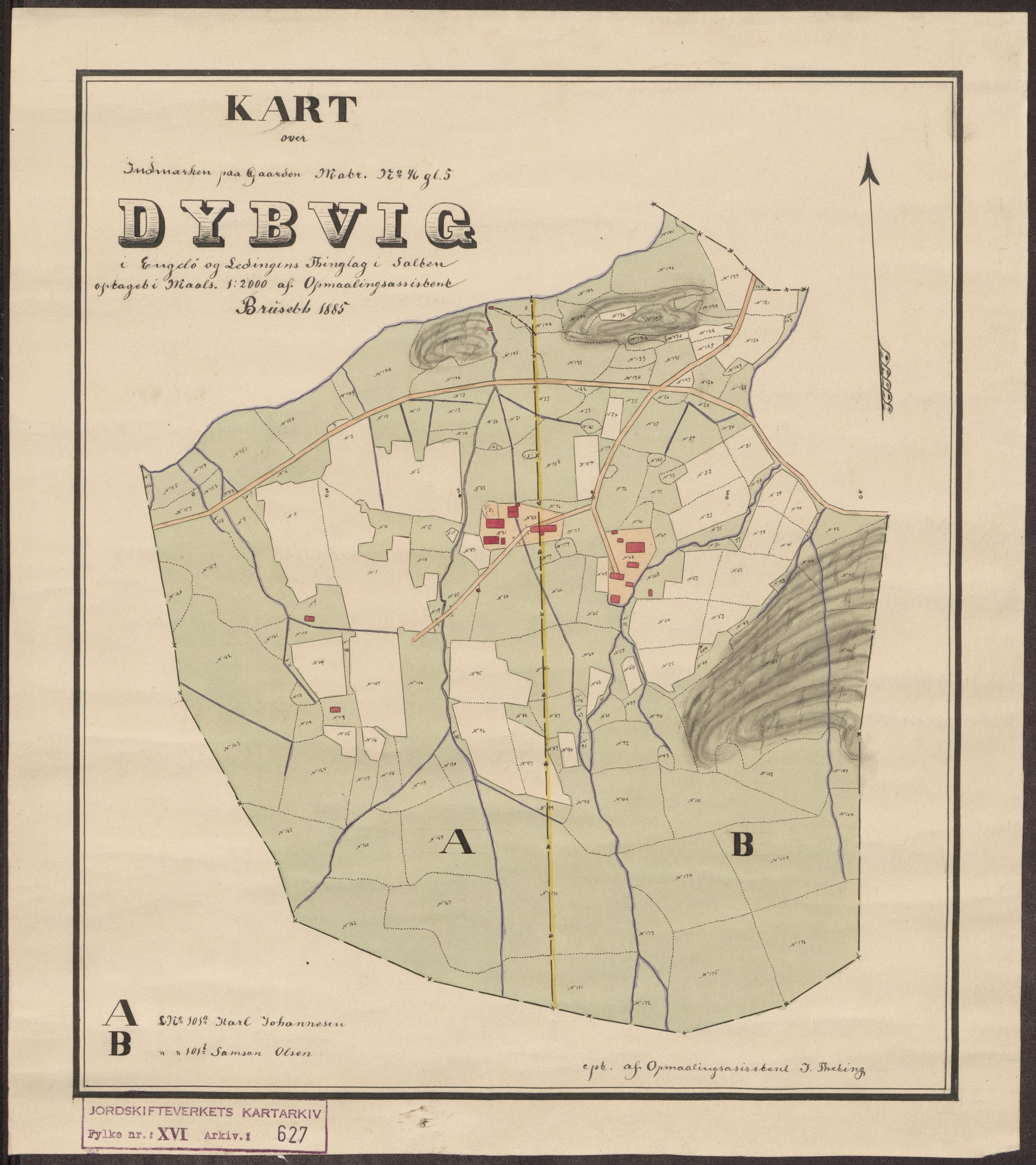 Jordskifteverkets kartarkiv, AV/RA-S-3929/T, 1859-1988, p. 756