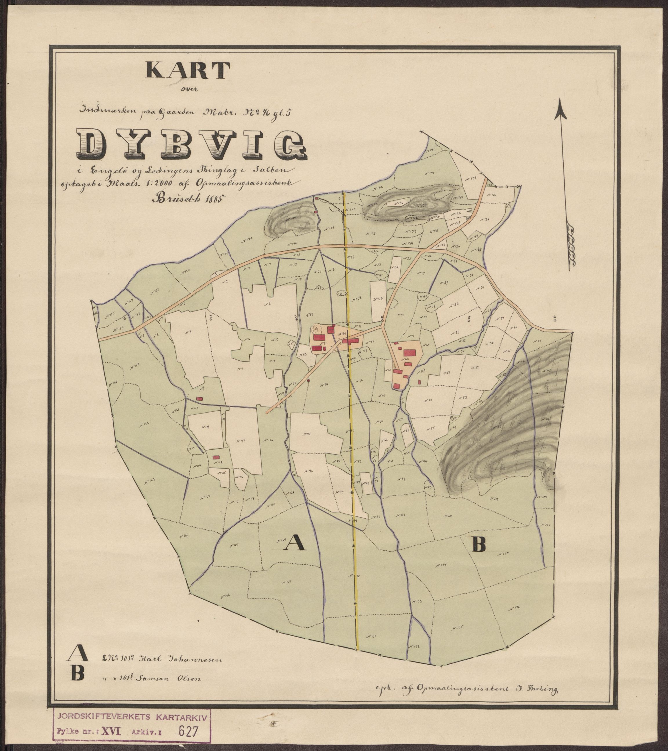 Jordskifteverkets kartarkiv, AV/RA-S-3929/T, 1859-1988, p. 756