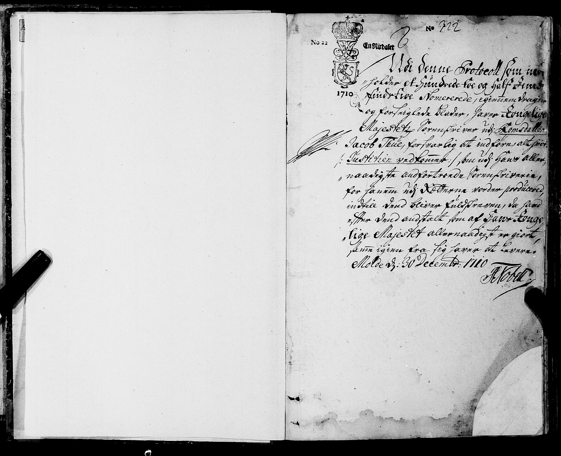 Romsdal sorenskriveri, SAT/A-4149/1/1/1A/L0007: Tingbok, 1711-1714, p. 0b-1a