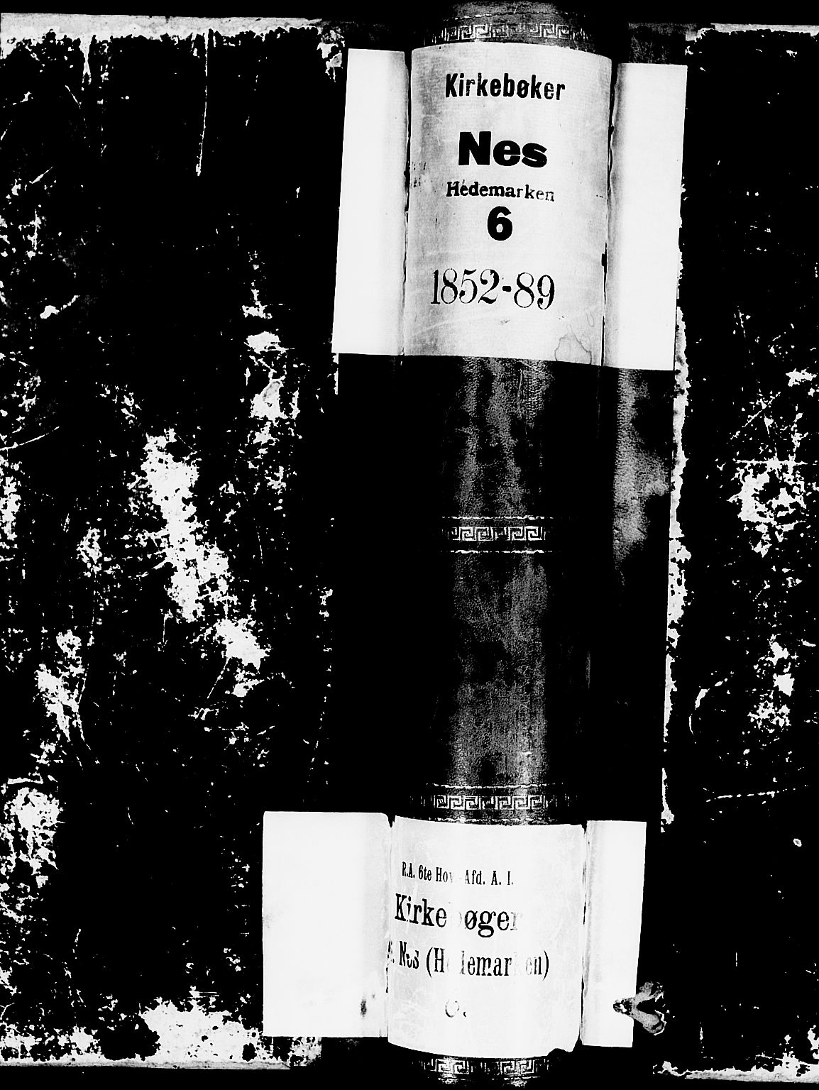 Nes prestekontor, Hedmark, AV/SAH-PREST-020/L/La/L0005: Parish register (copy) no. 5, 1852-1889