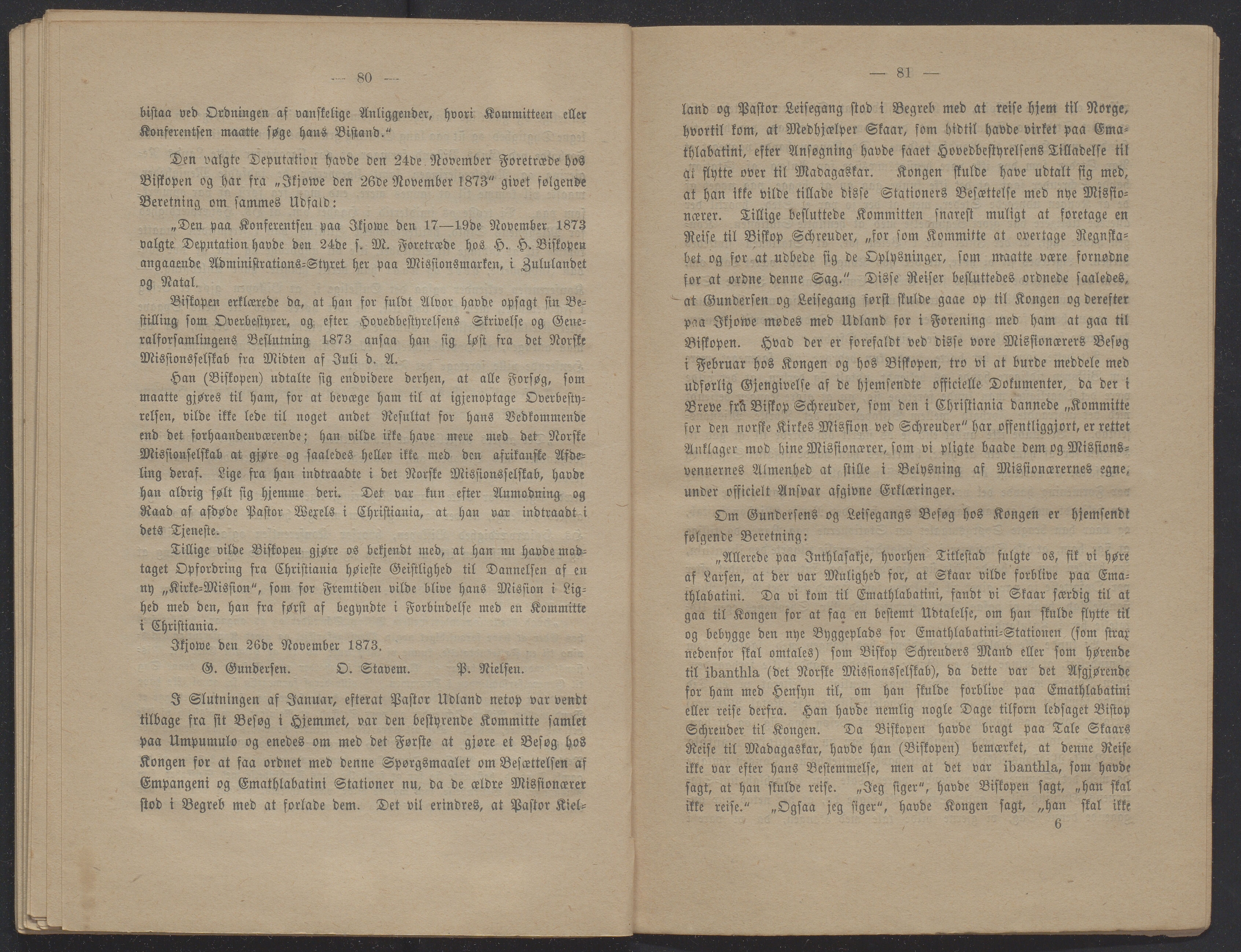 Det Norske Misjonsselskap - hovedadministrasjonen, VID/MA-A-1045/D/Db/Dba/L0338/0002: Beretninger, Bøker, Skrifter o.l   / Årsberetninger 32, 1874, p. 80-81