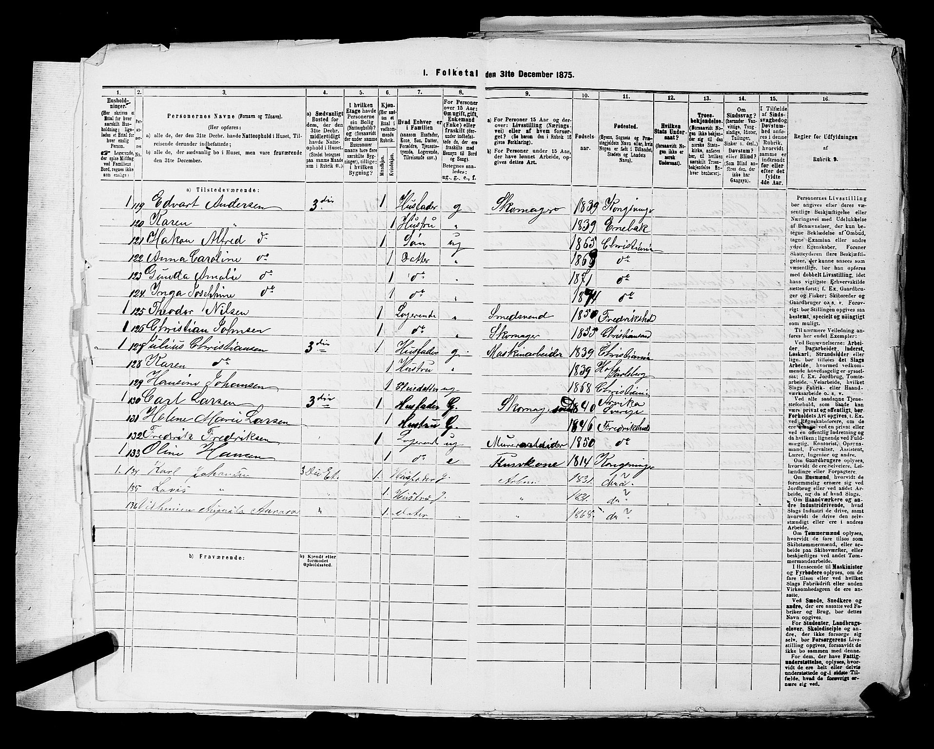 RA, 1875 census for 0301 Kristiania, 1875, p. 7389