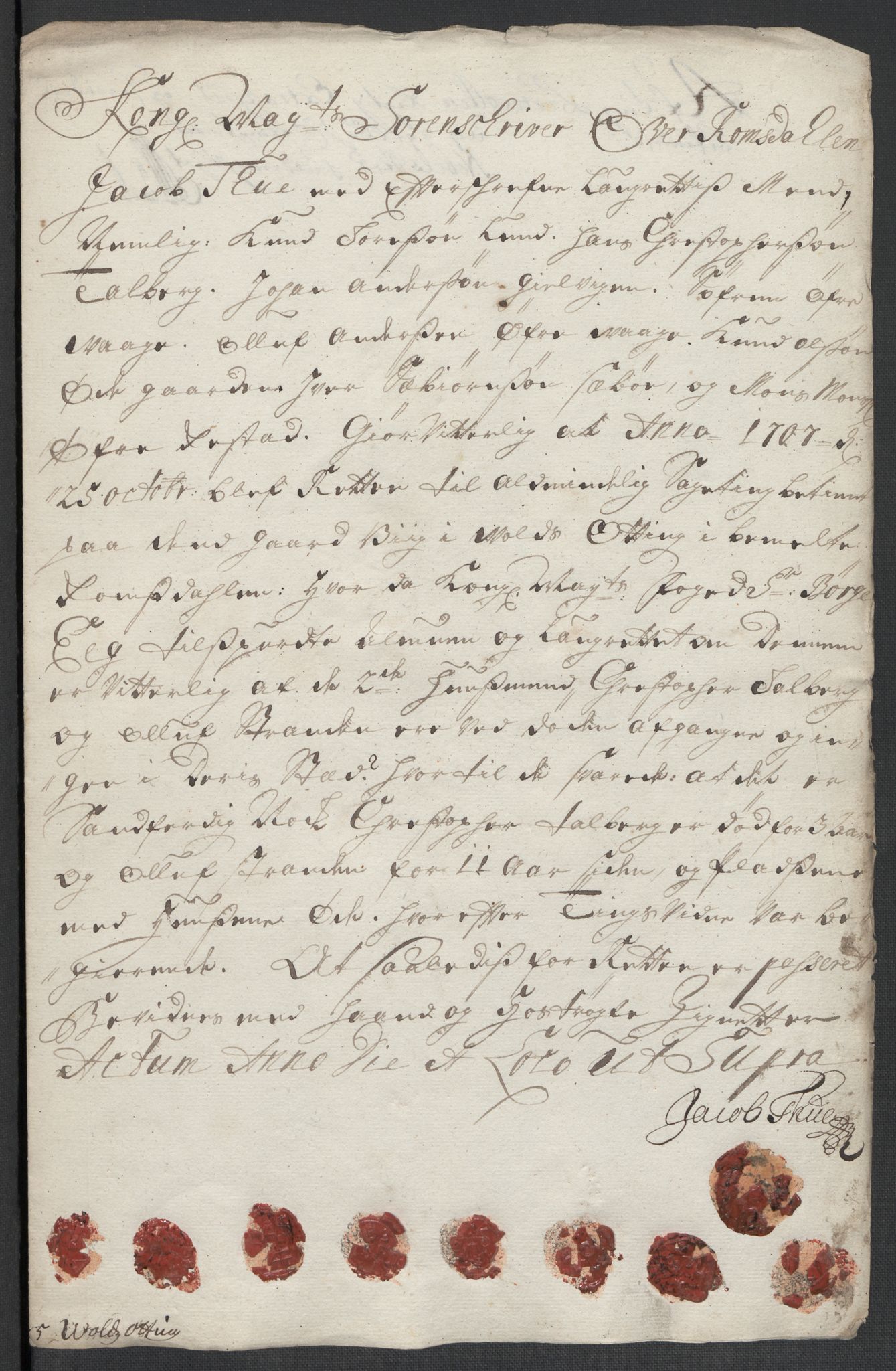 Rentekammeret inntil 1814, Reviderte regnskaper, Fogderegnskap, AV/RA-EA-4092/R55/L3658: Fogderegnskap Romsdal, 1707-1708, p. 159