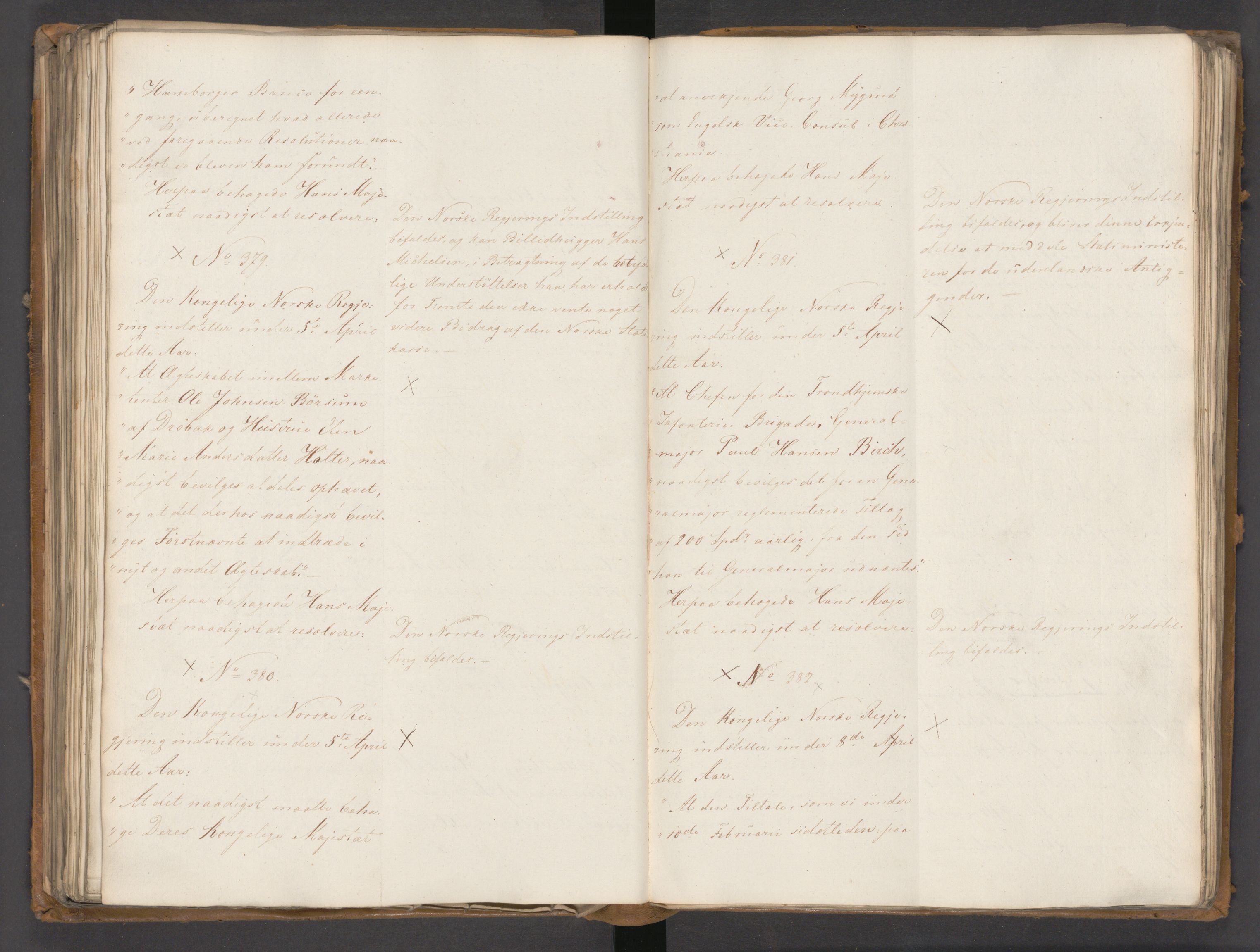 Statsrådssekretariatet, AV/RA-S-1001/A/Ab/L0020: Kgl. res. nr. 1-579, 1. halvår, 1825