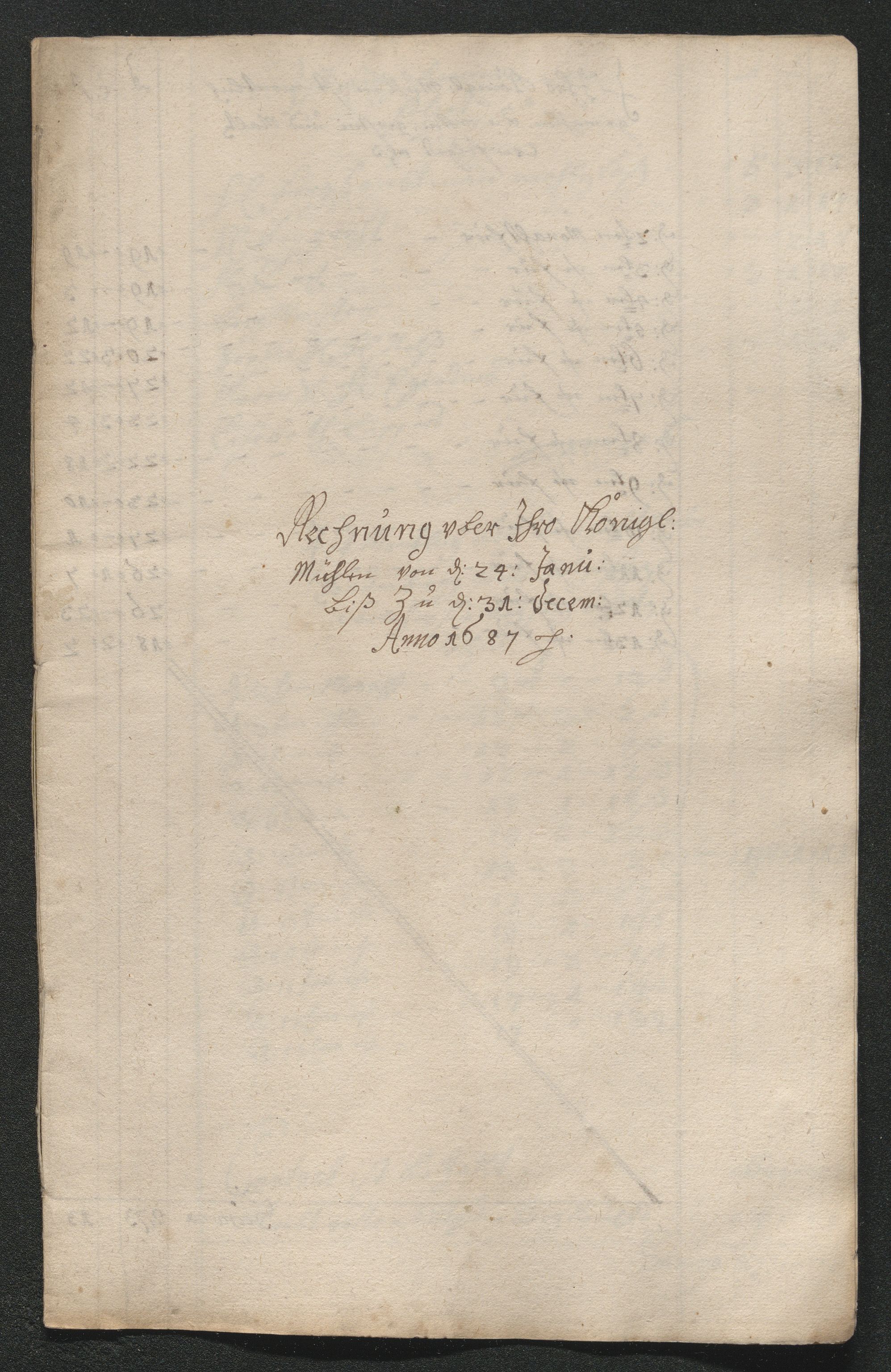Kongsberg Sølvverk 1623-1816, SAKO/EA-3135/001/D/Dc/Dcd/L0063: Utgiftsregnskap for gruver m.m. , 1687, p. 442