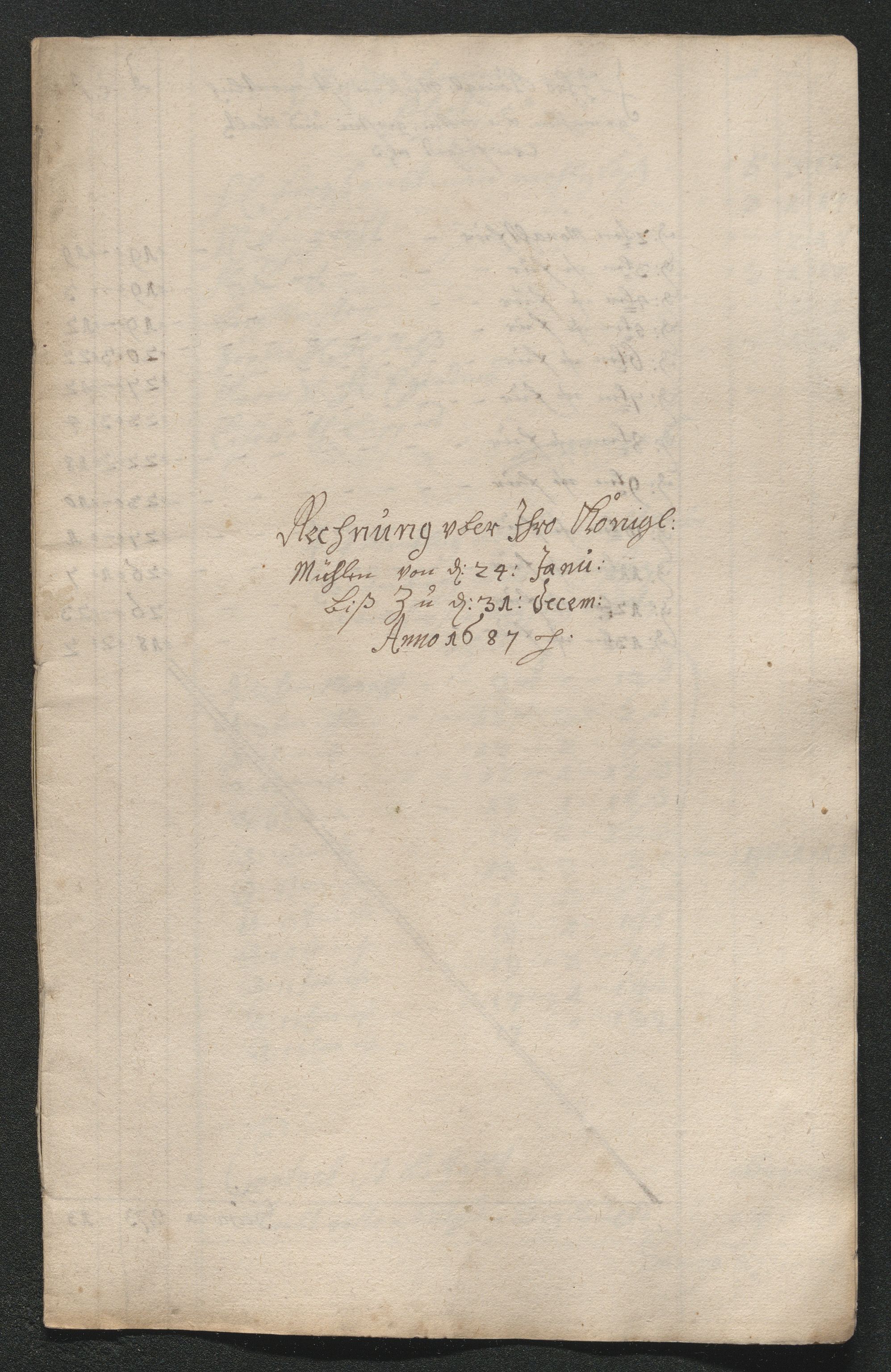 Kongsberg Sølvverk 1623-1816, AV/SAKO-EA-3135/001/D/Dc/Dcd/L0063: Utgiftsregnskap for gruver m.m. , 1687, p. 442