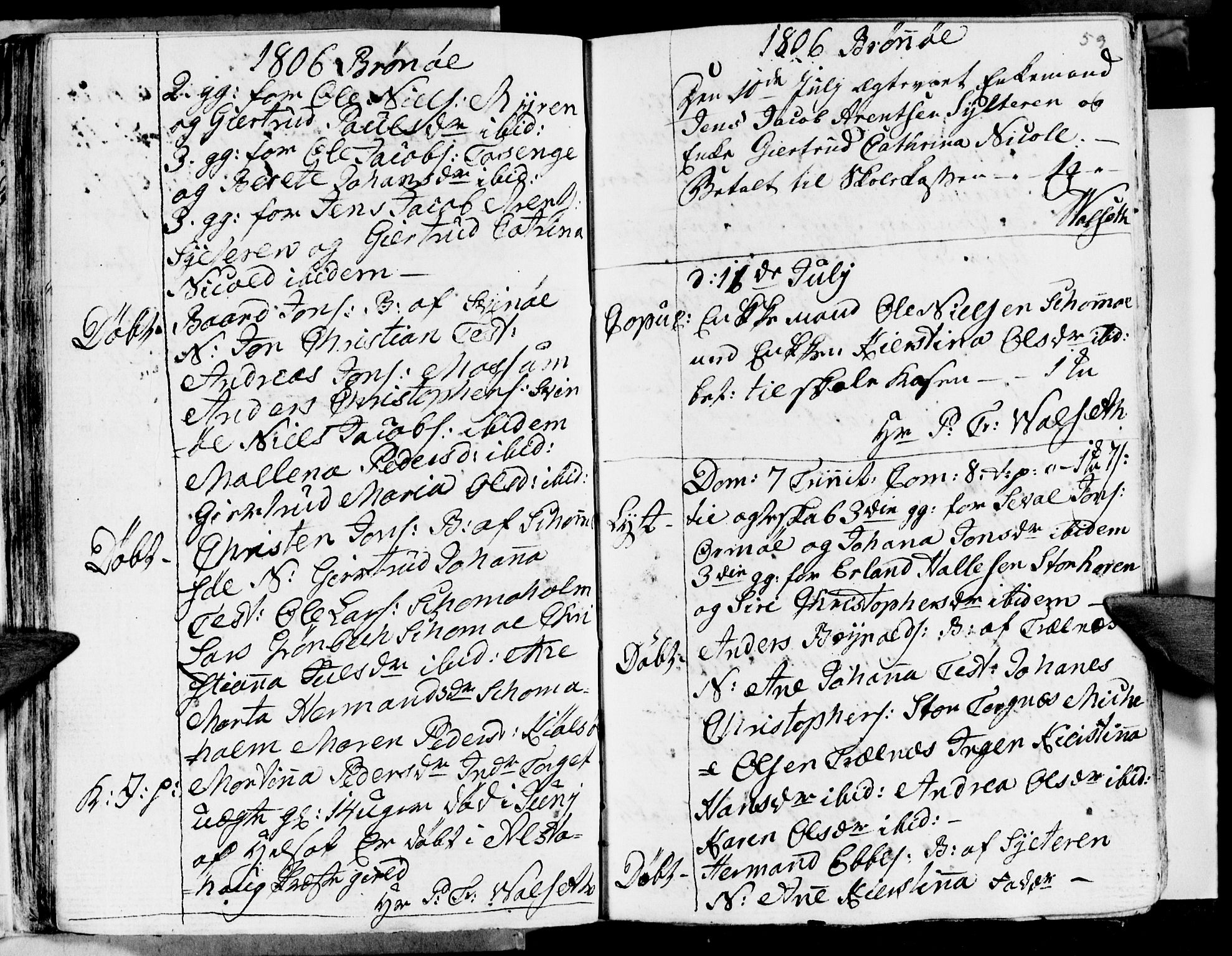 Ministerialprotokoller, klokkerbøker og fødselsregistre - Nordland, SAT/A-1459/813/L0209: Parish register (copy) no. 813C01, 1803-1821, p. 59