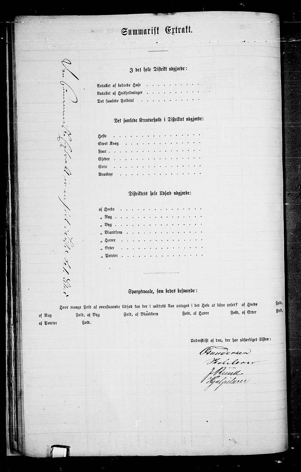 RA, 1865 census for Nes, 1865, p. 31