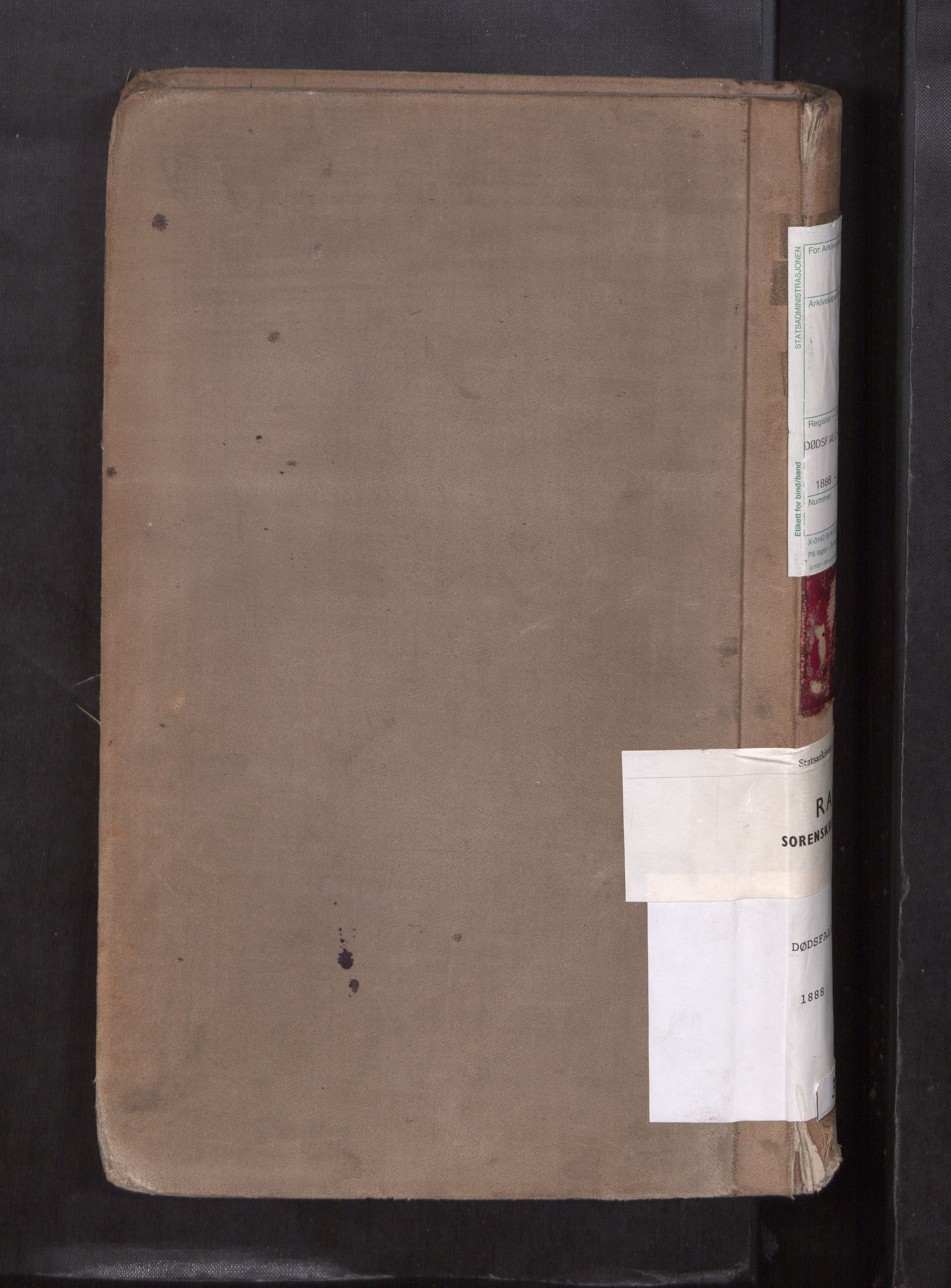 Rana sorenskriveri , SAT/A-1108/1/3/3L/L0003: Dødsanmeldelsesprotokoll, 1888-1914