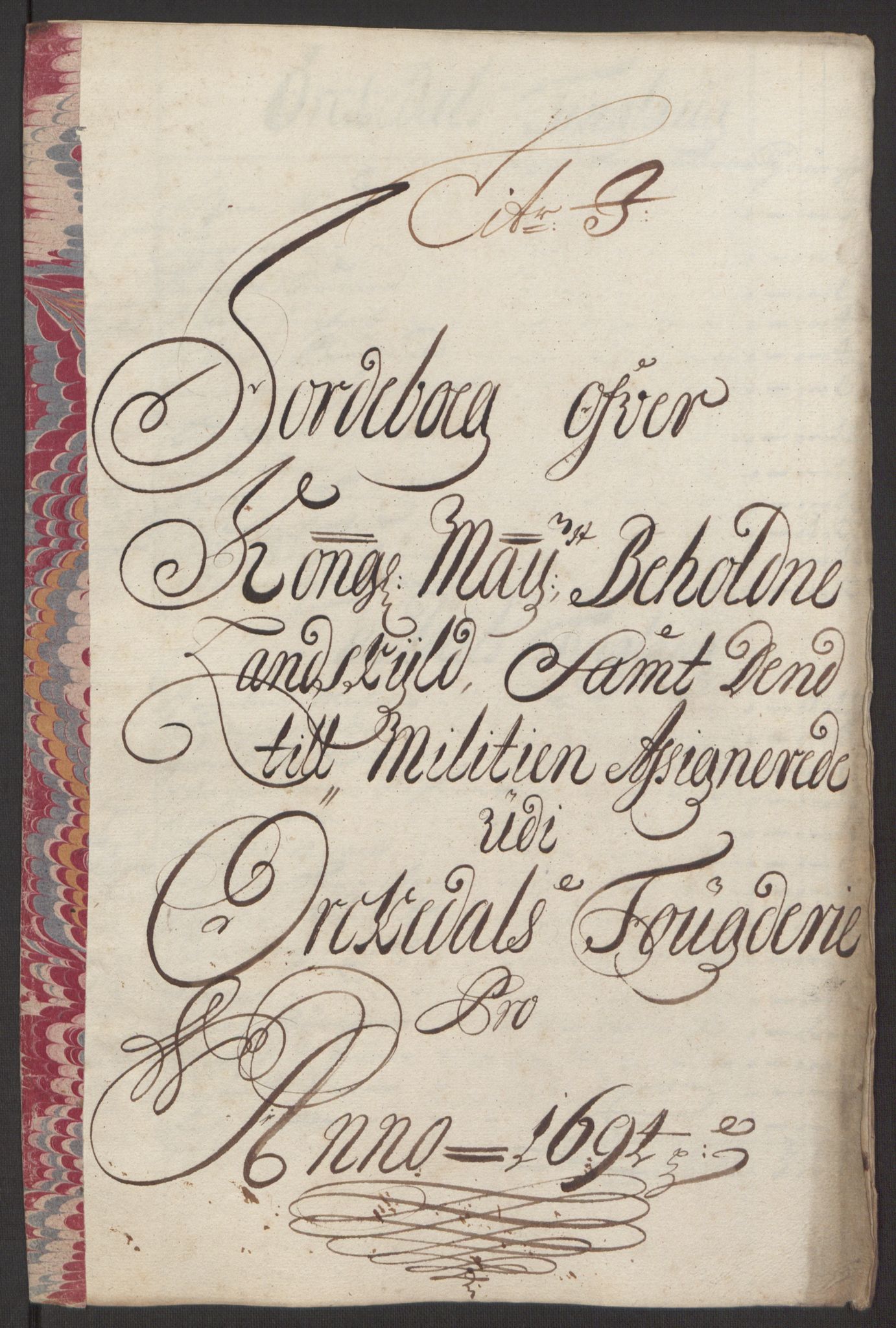 Rentekammeret inntil 1814, Reviderte regnskaper, Fogderegnskap, RA/EA-4092/R60/L3944: Fogderegnskap Orkdal og Gauldal, 1694, p. 128