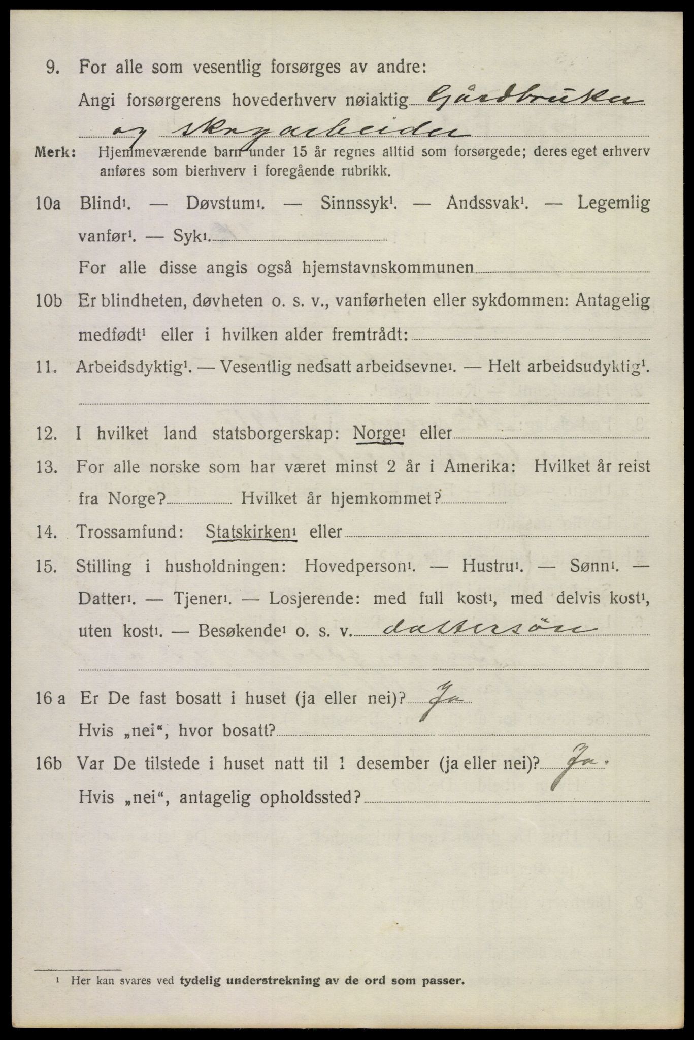 SAKO, 1920 census for Ramnes, 1920, p. 6385