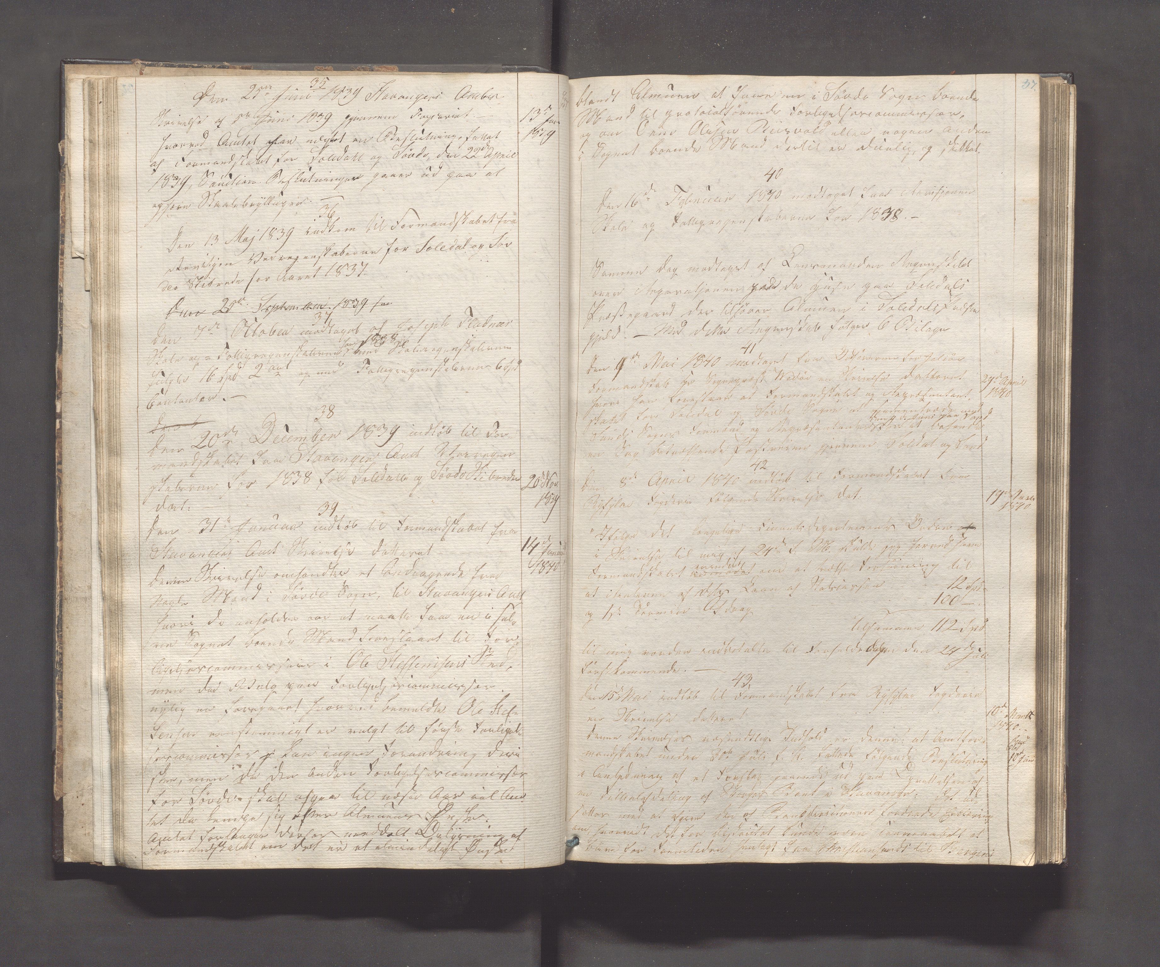 Suldal kommune - Formannskapet/Rådmannen, IKAR/K-101908/C/Ca/L0001: Journal, 1837-1900, p. 37