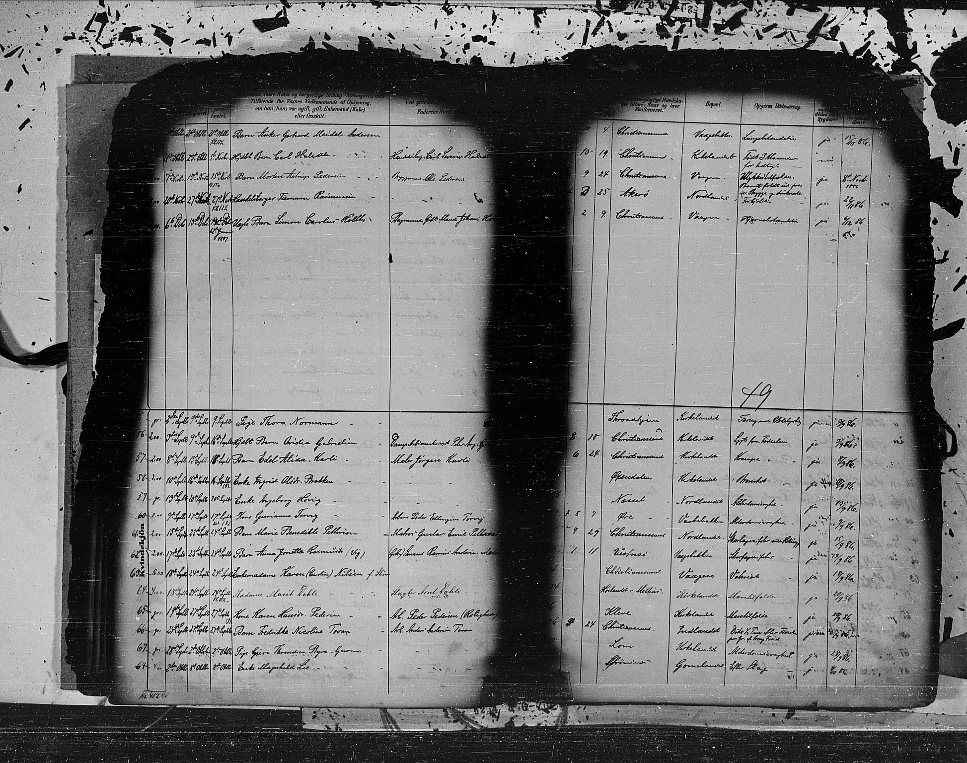 Ministerialprotokoller, klokkerbøker og fødselsregistre - Møre og Romsdal, AV/SAT-A-1454/572/L0853: Parish register (official) no. 572A16, 1880-1901, p. 49