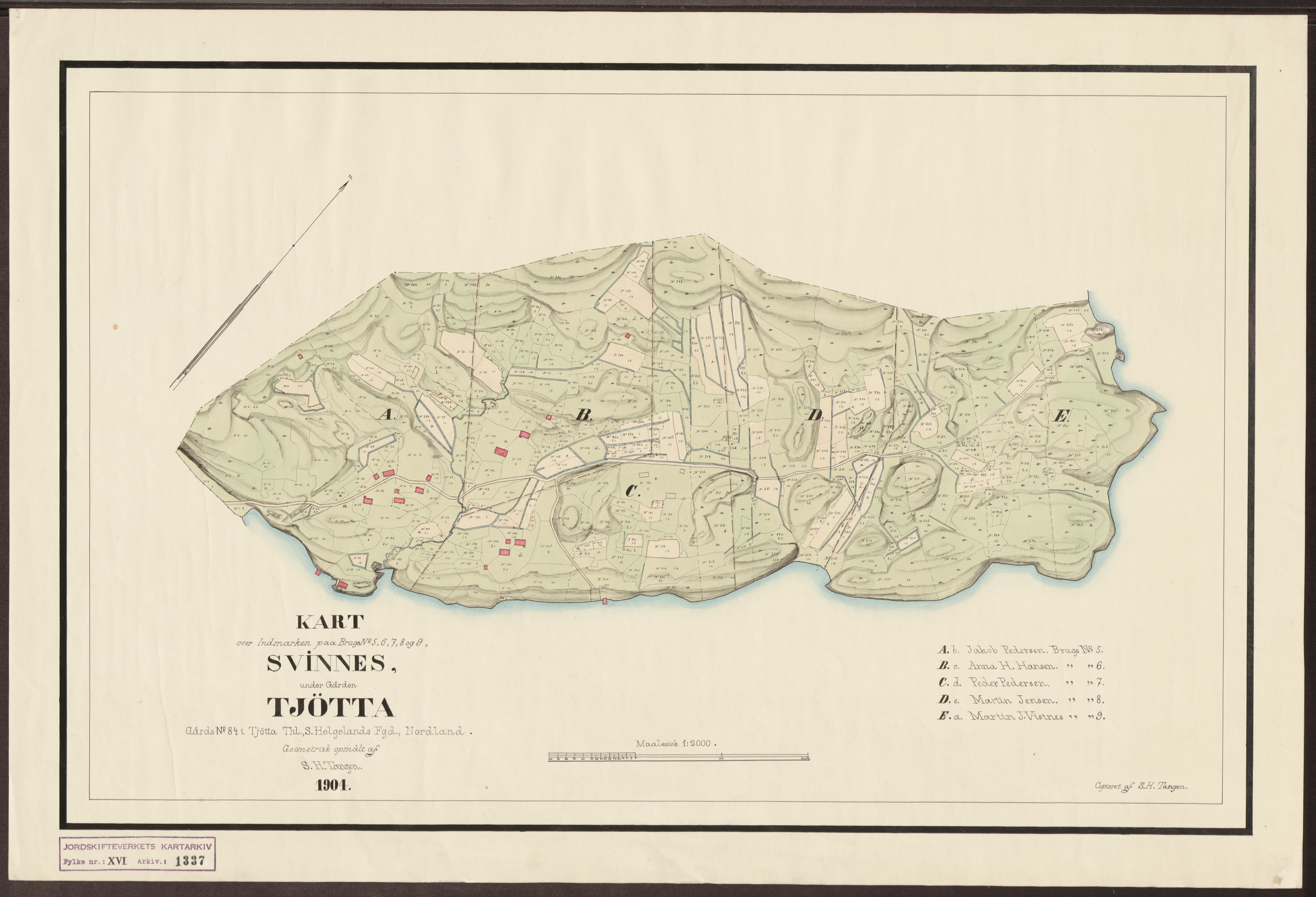 Jordskifteverkets kartarkiv, AV/RA-S-3929/T, 1859-1988, p. 1516