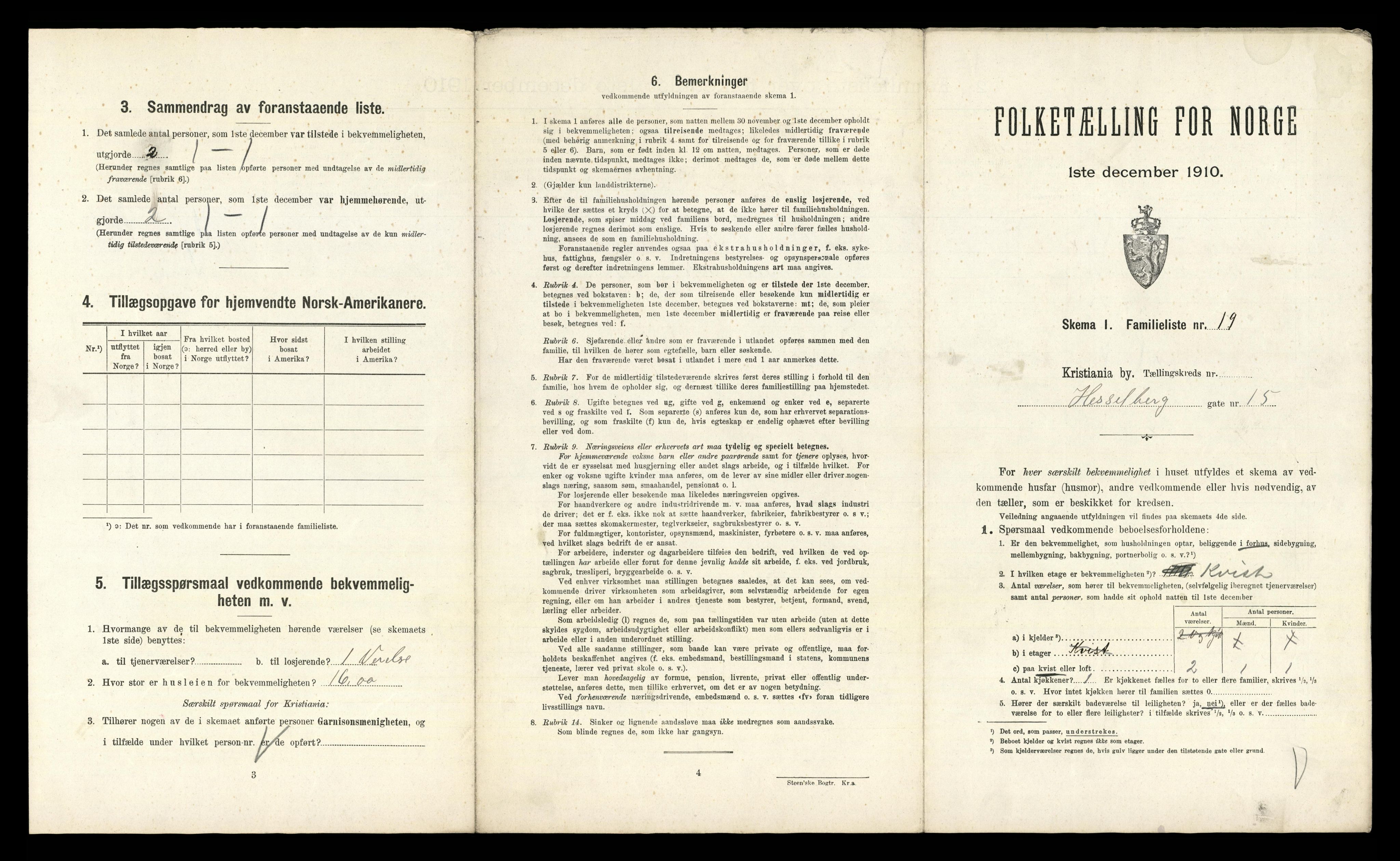 RA, 1910 census for Kristiania, 1910, p. 39333