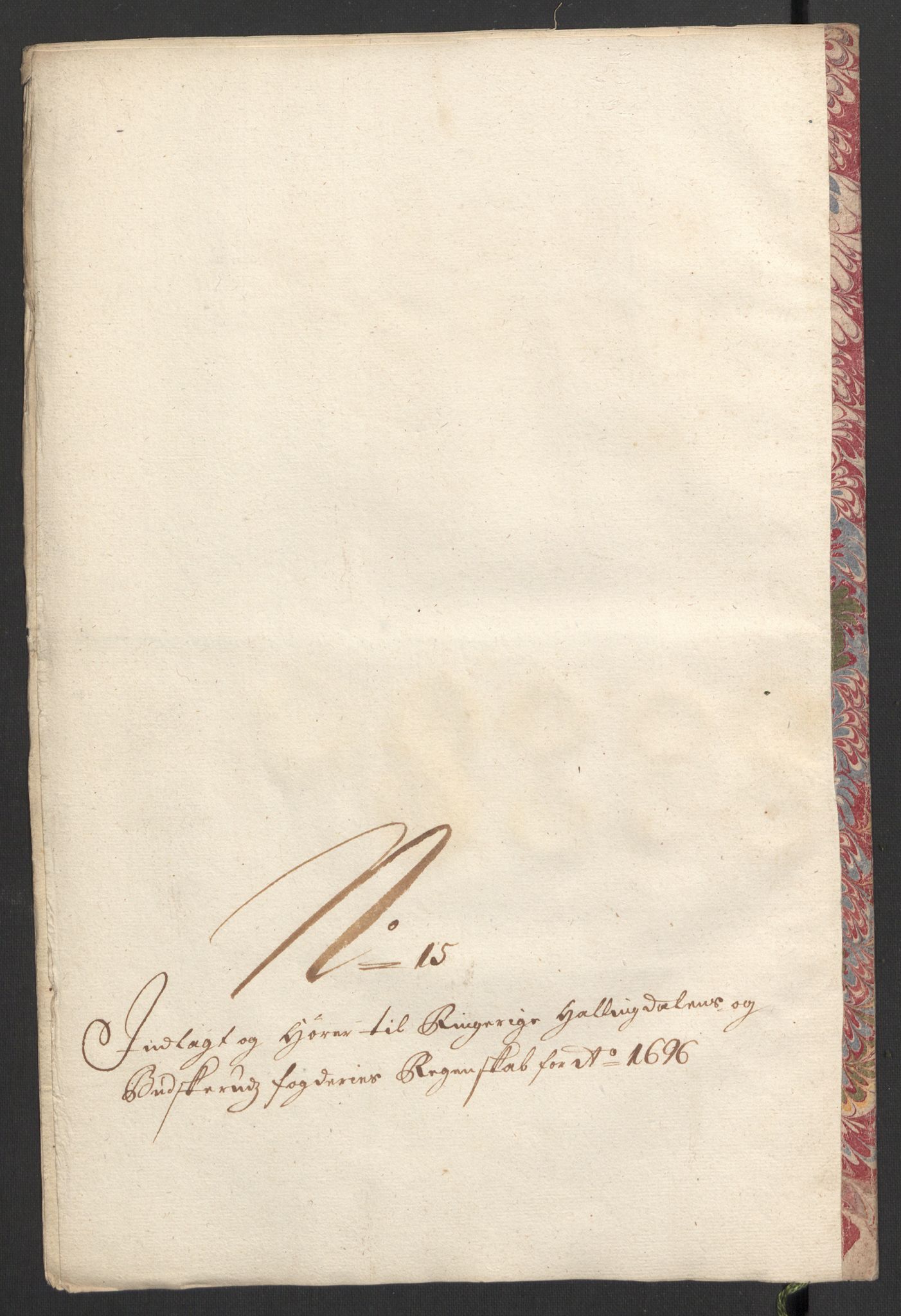 Rentekammeret inntil 1814, Reviderte regnskaper, Fogderegnskap, RA/EA-4092/R22/L1453: Fogderegnskap Ringerike, Hallingdal og Buskerud, 1696, p. 335