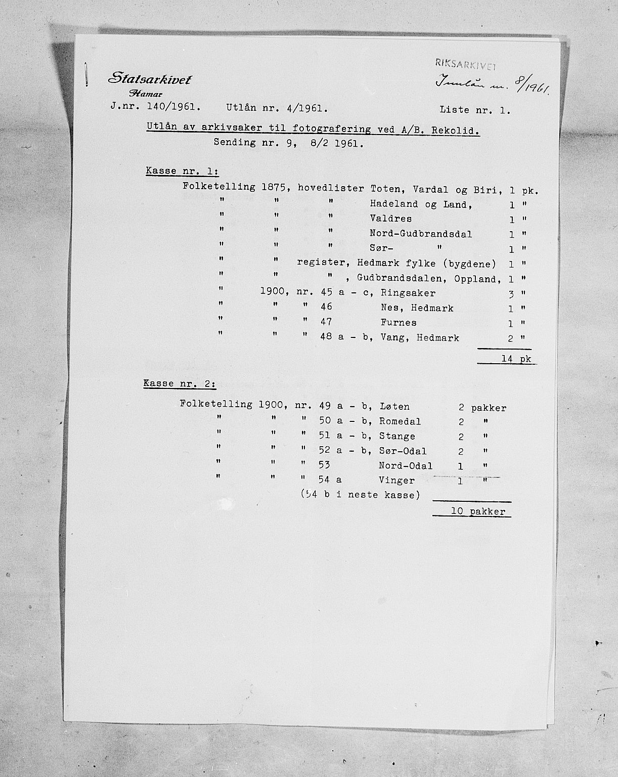 SAH, 1900 census for Løten, 1900, p. 46