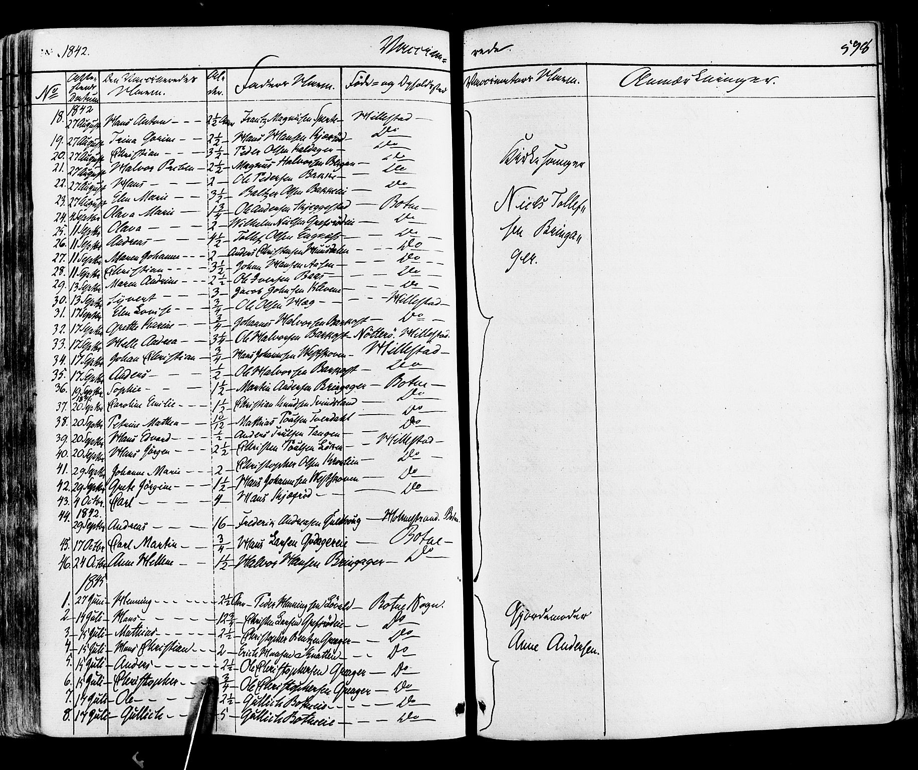 Botne kirkebøker, AV/SAKO-A-340/F/Fa/L0006: Parish register (official) no. I 6, 1836-1877, p. 598