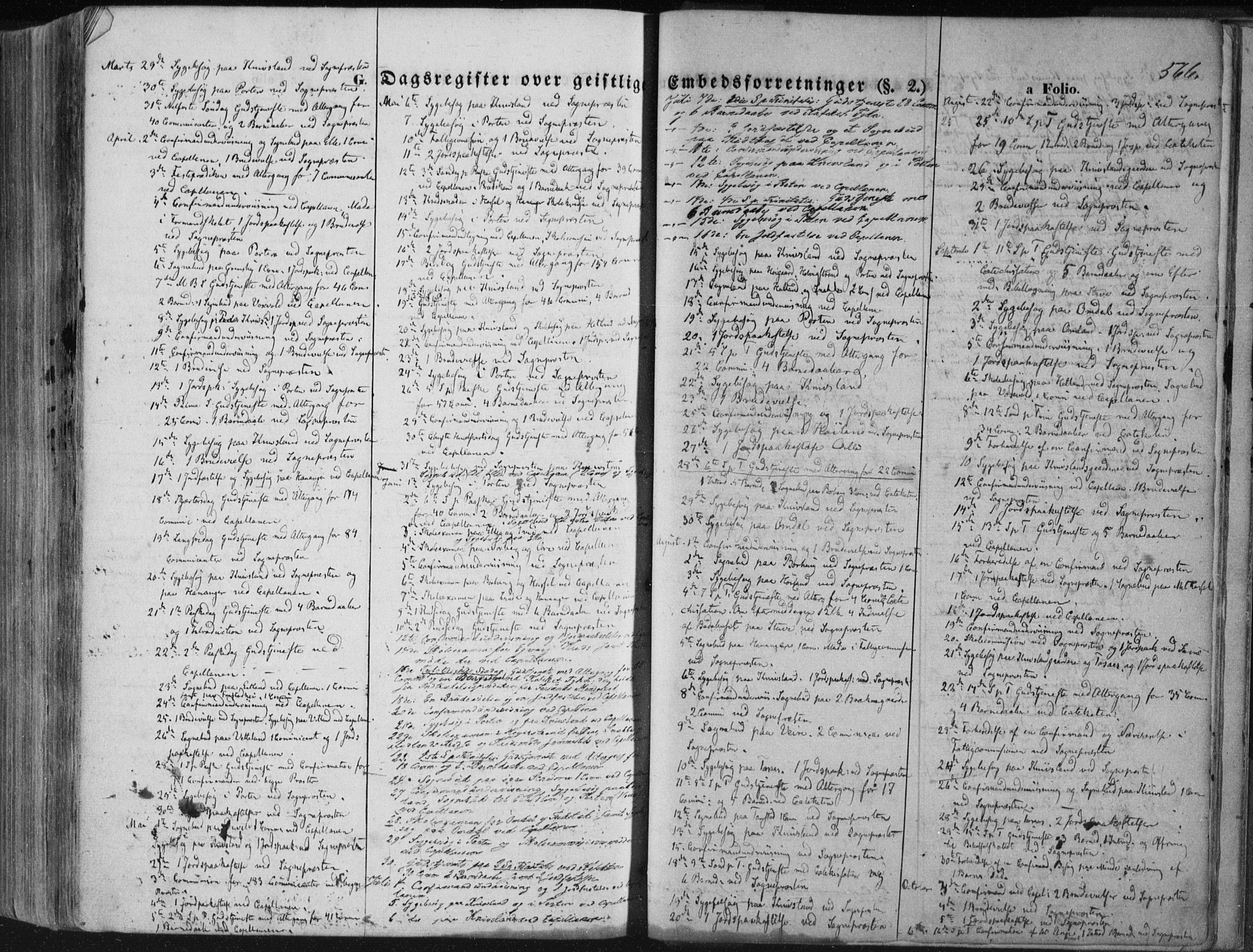 Lista sokneprestkontor, AV/SAK-1111-0027/F/Fa/L0011: Parish register (official) no. A 11, 1861-1878, p. 566