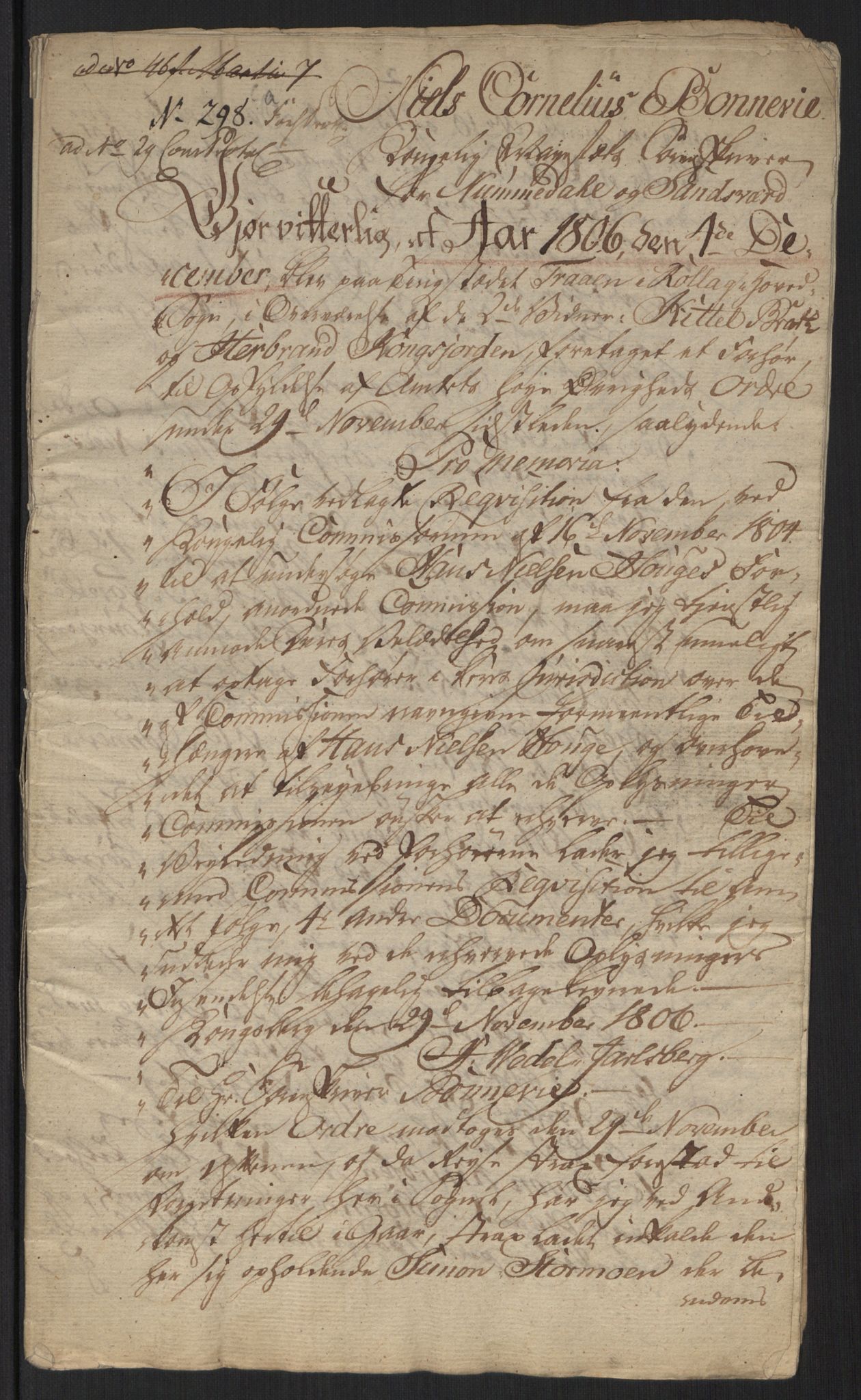 Justisdepartementet, Kommisjon i saken mot Hans Nielsen Hauge 1804, AV/RA-S-1151/D/L0004: Hans Nielsen Hauges sak, 1813, p. 479