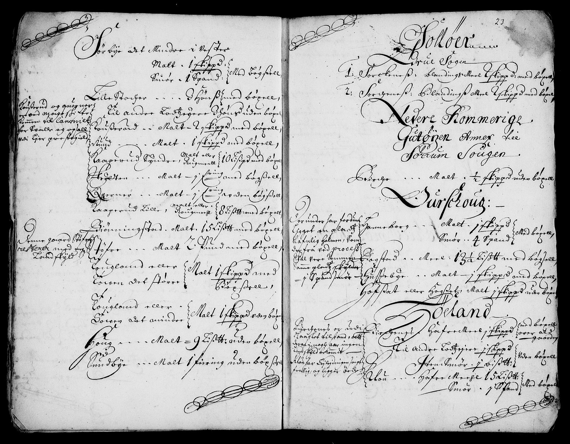 Rentekammeret inntil 1814, Realistisk ordnet avdeling, AV/RA-EA-4070/Fc/Fca/L0001/0006: [Ca I]  Akershus stift / Kristiania kapitels jordebok, 1700, p. 22-23