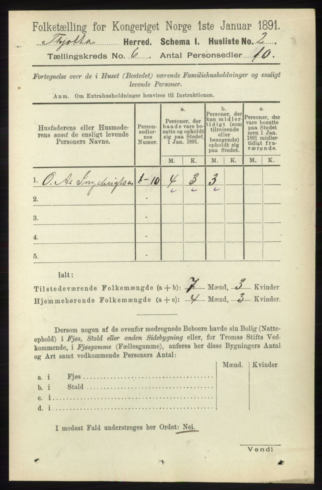 RA, 1891 census for 1817 Tjøtta, 1891, p. 2785