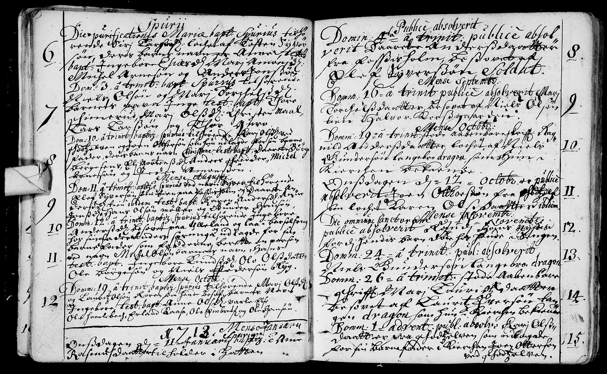 Eiker kirkebøker, AV/SAKO-A-4/F/Fa/L0004: Parish register (official) no. I 4, 1705-1763